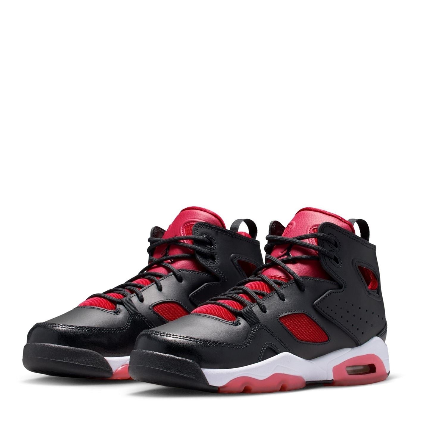 Air Jordan Flight Club 91 Mid Top Lace-Up Sneakers