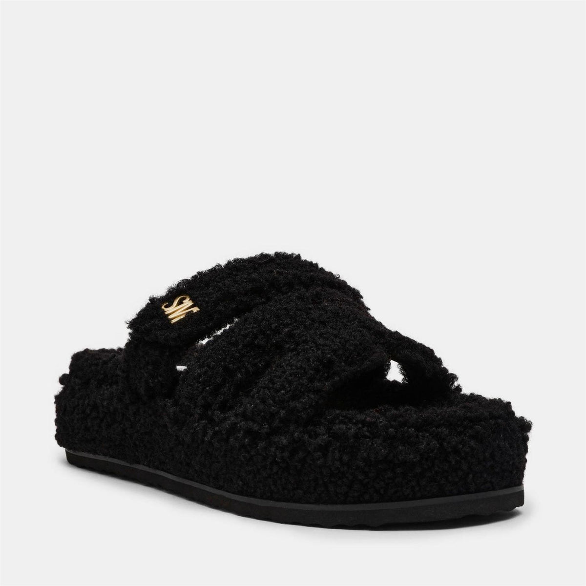 Steve Madden Big Missile F Textured Open Toe Slides