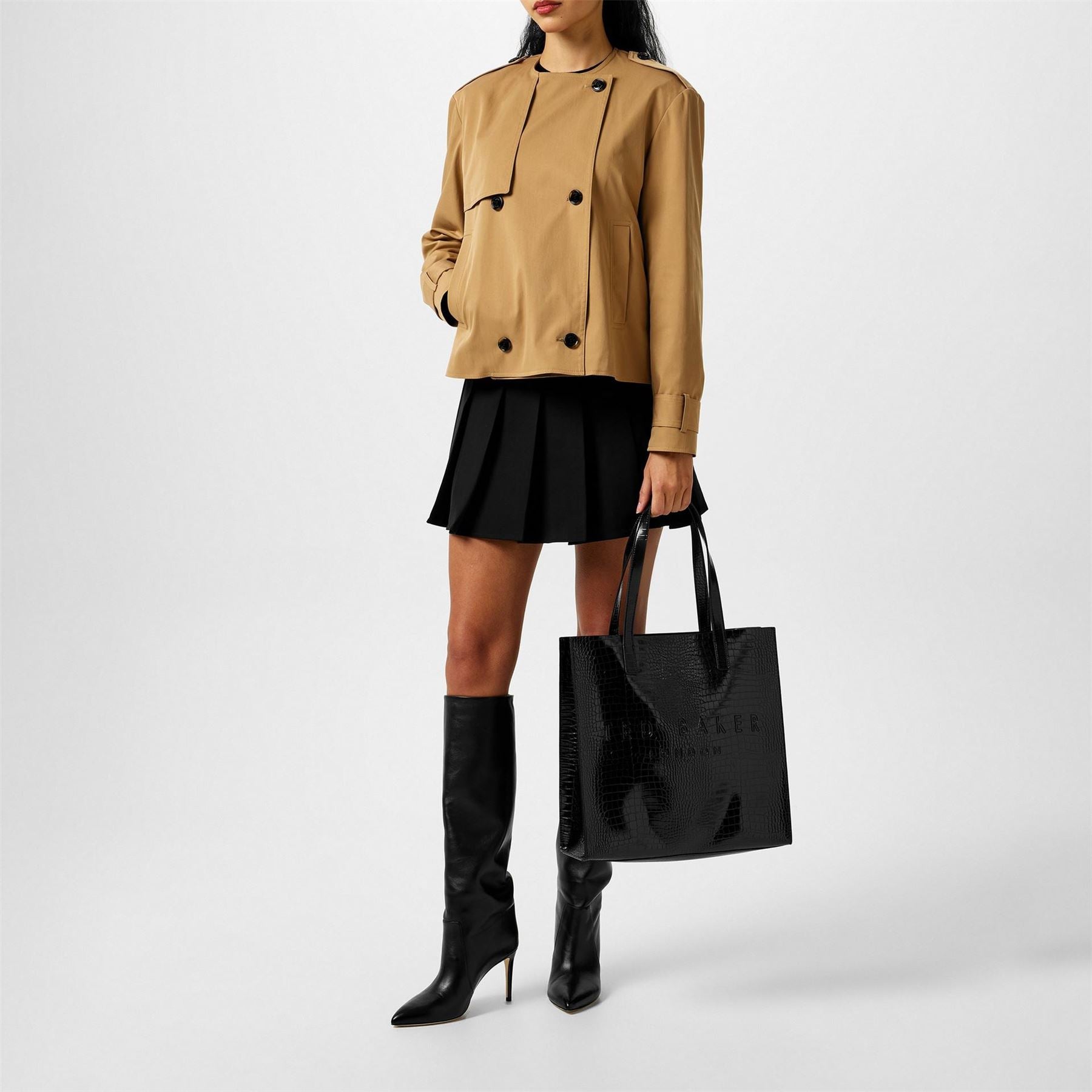 Ted Baker Baker Croccon Large Tote Bag