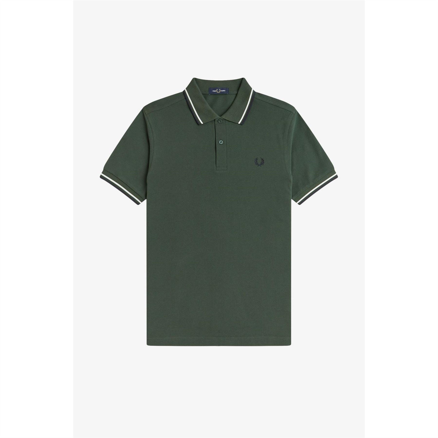 Fred Perry Sleeve Twin Tipped Polo Shirt