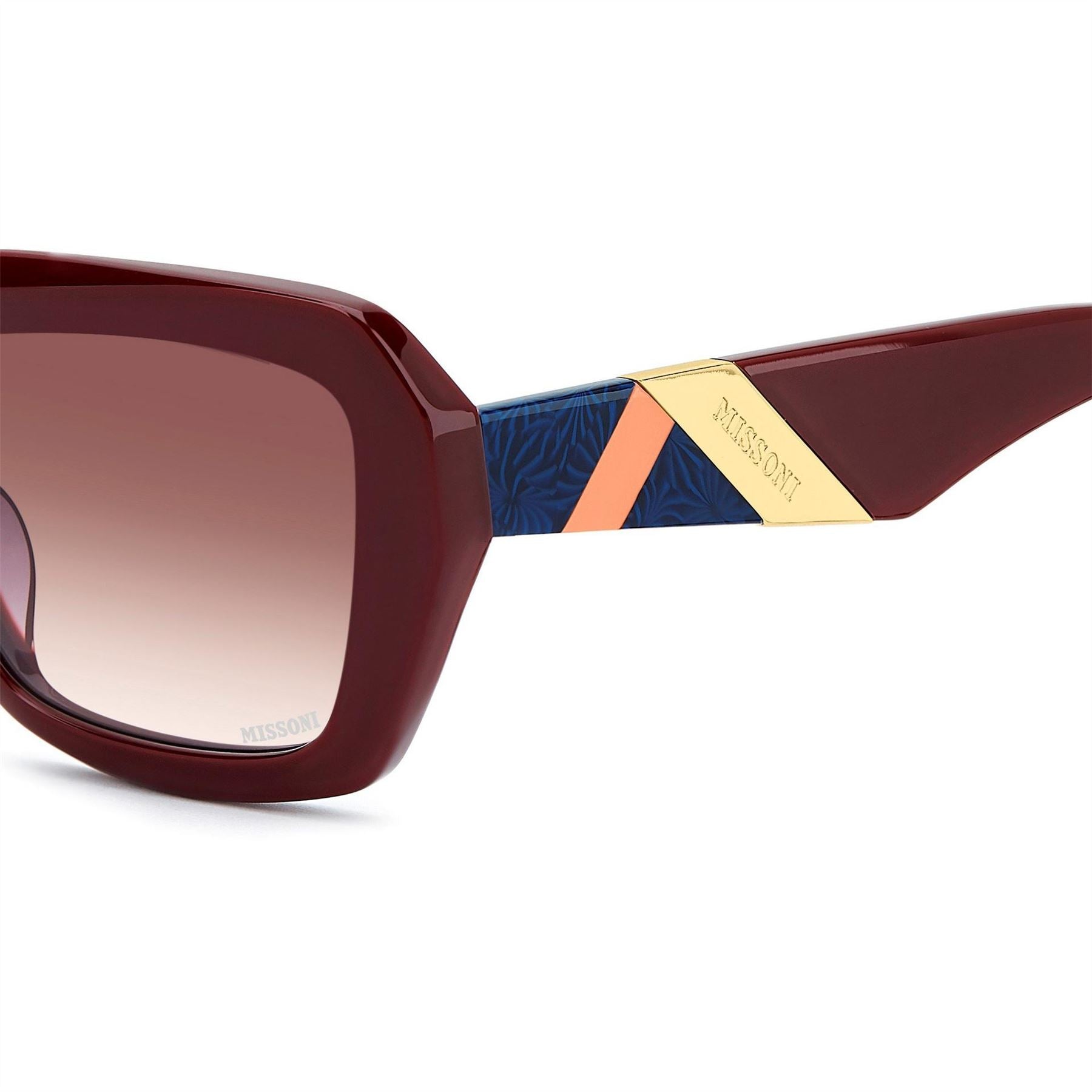 Missoni Rectangular Round Sunglasses