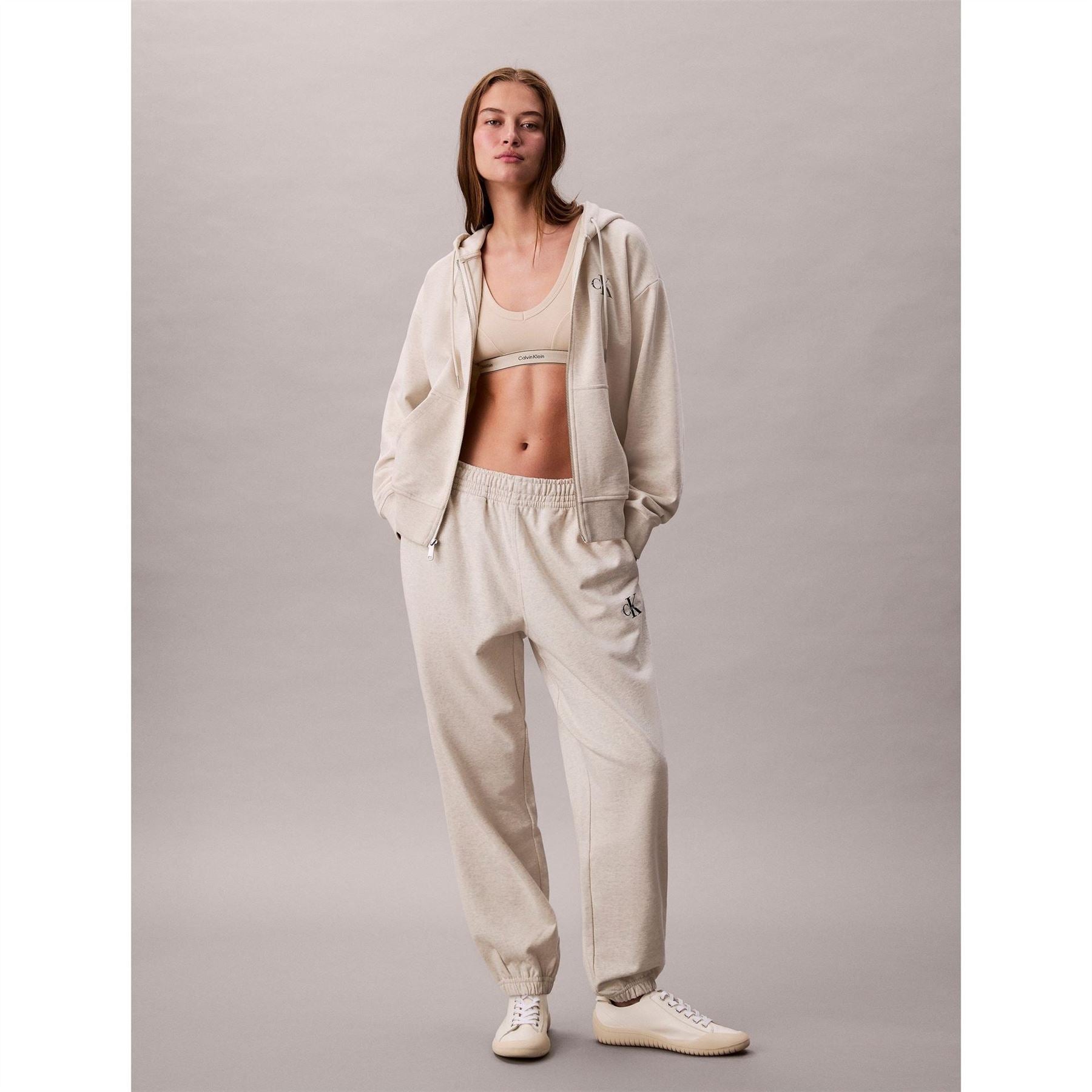 Calvin Klein Jeans Ckj Mono Closed Hem Fleece Joggers