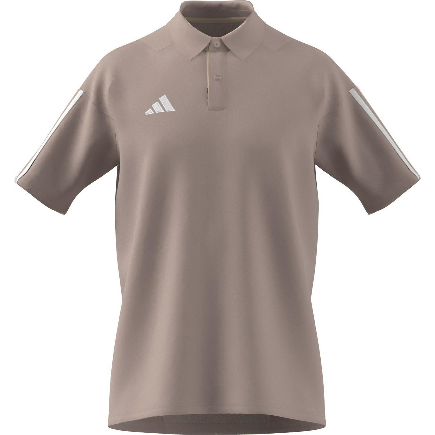 adidas Three Bar Logo Collared Neck Short Sleeve Polo Shirt