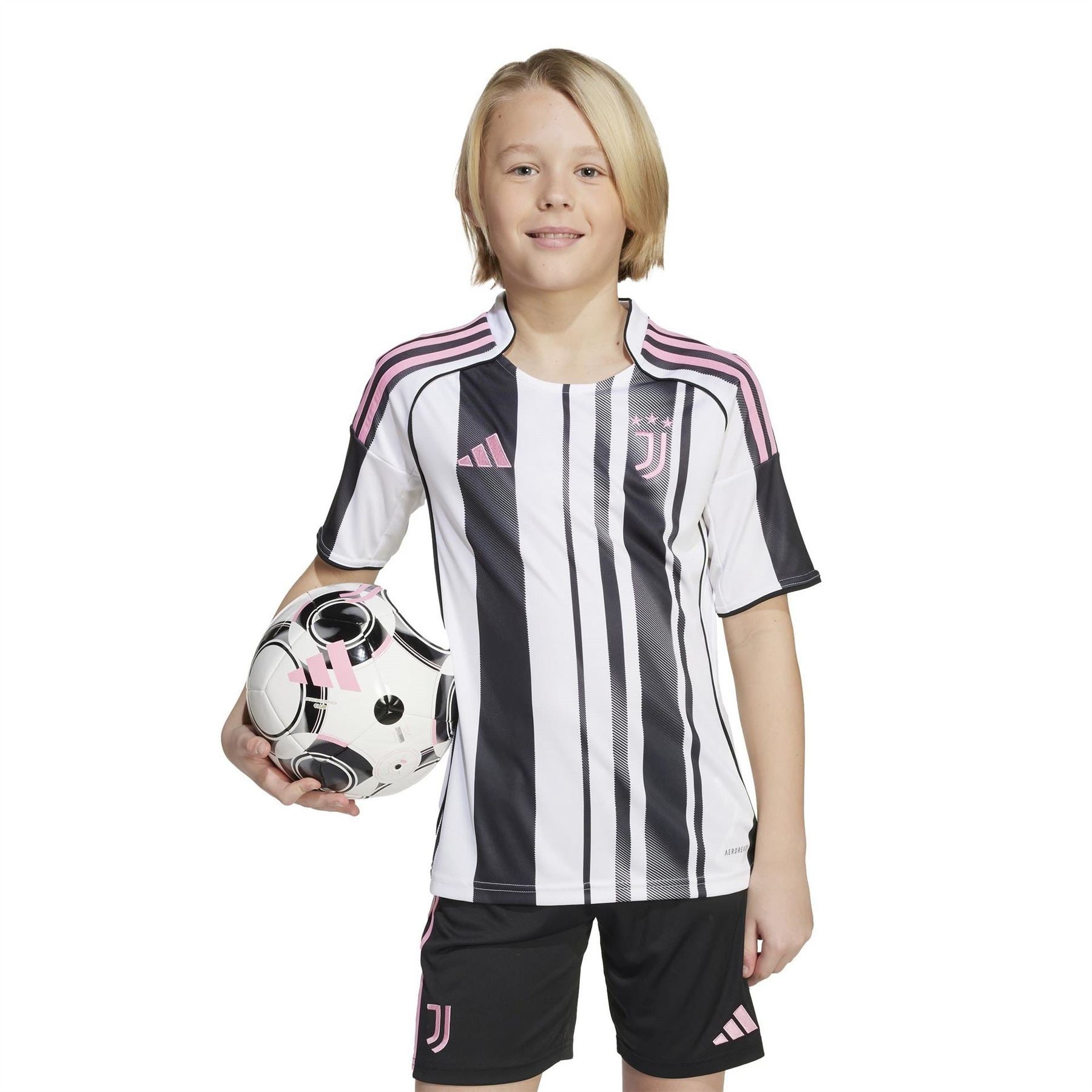 adidas Juventus 2025 2026 Home Shirt Juniors