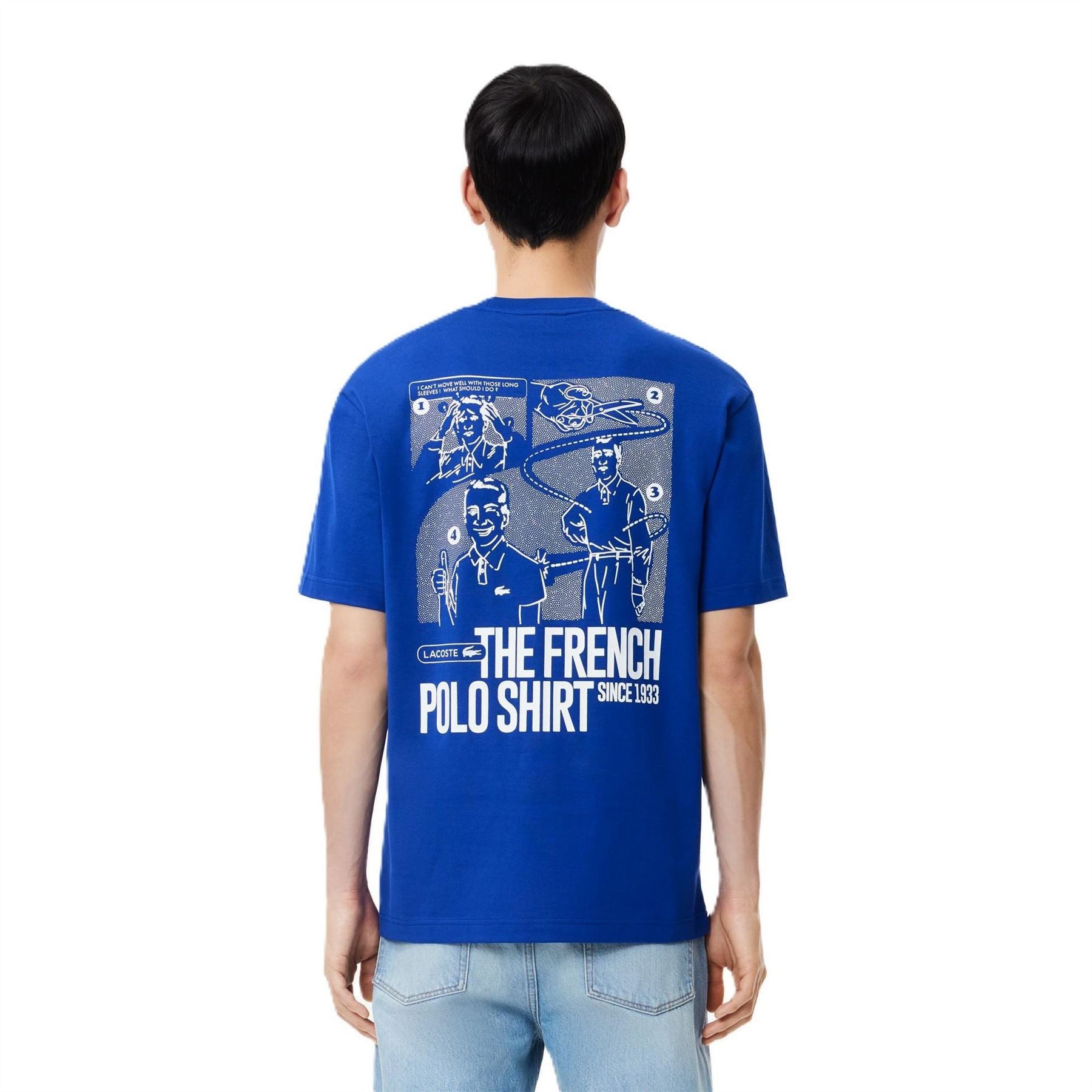 Lacoste Graphic Print Regular Fit Crew Neck T-Shirt