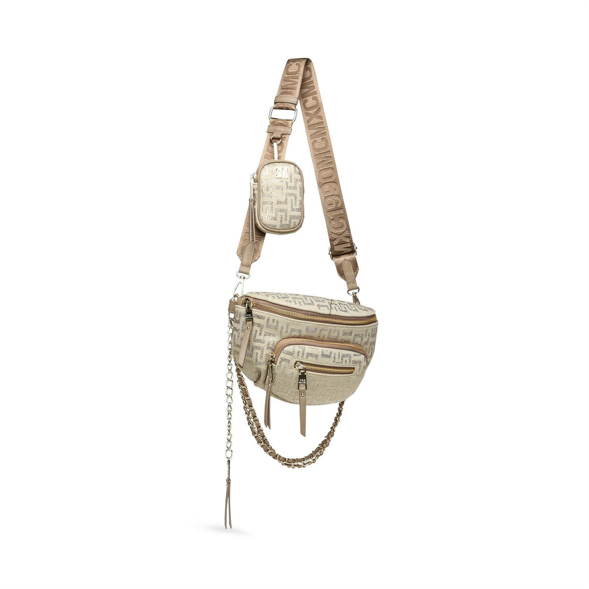 Steve Madden Bmaximas Crescent Shape Sling Bag with Chain