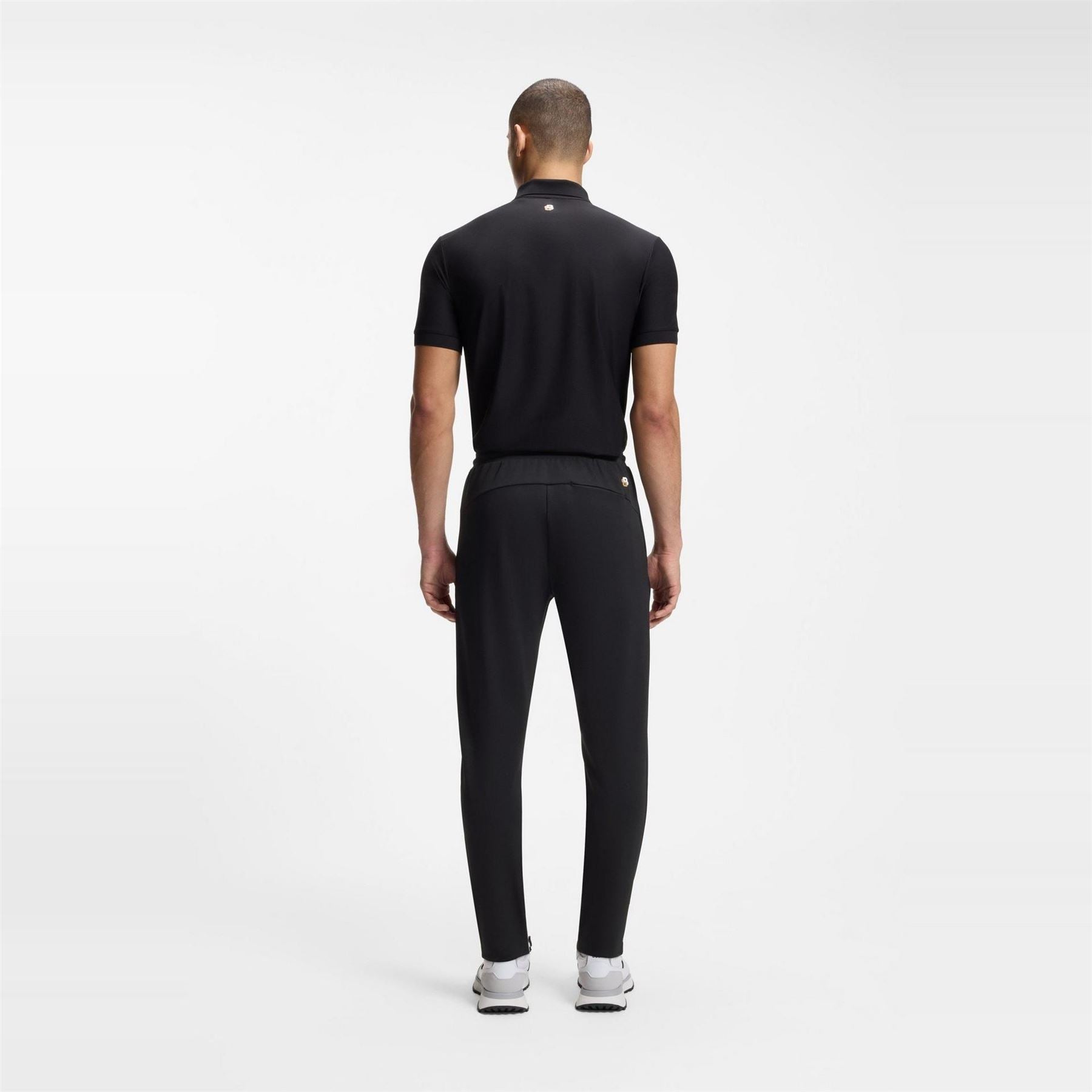 Boss Spin Logo Crew Neck Long Sleeve T-Shirt