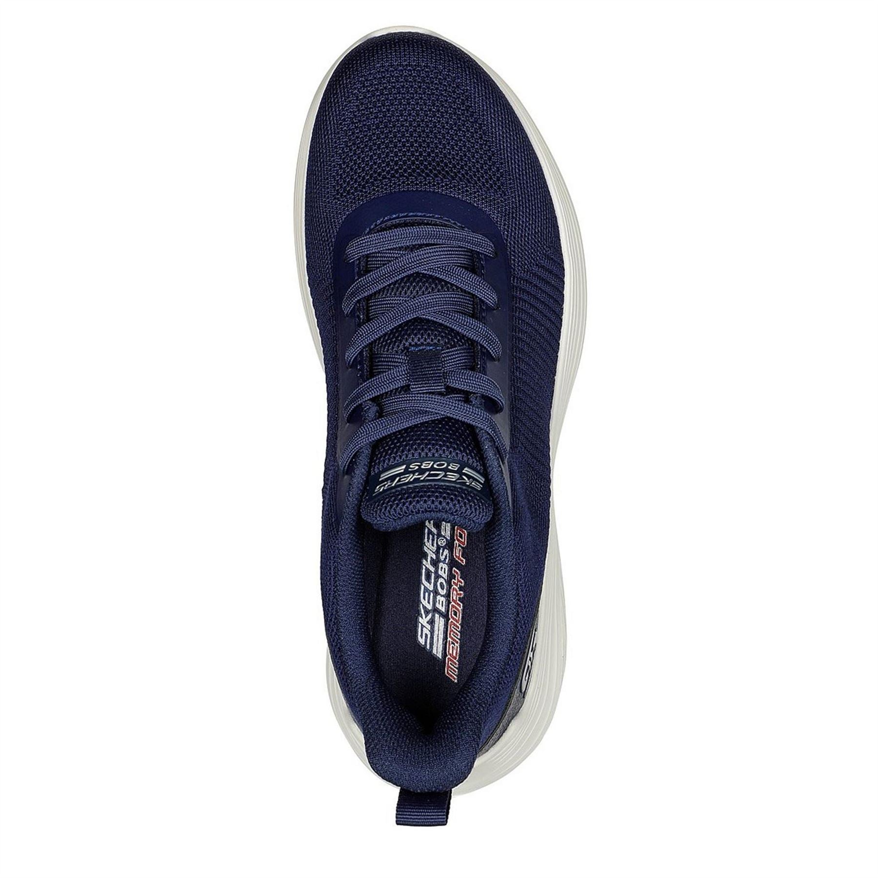 Skechers Womens Bobs Squad Waves Low Top Trainers