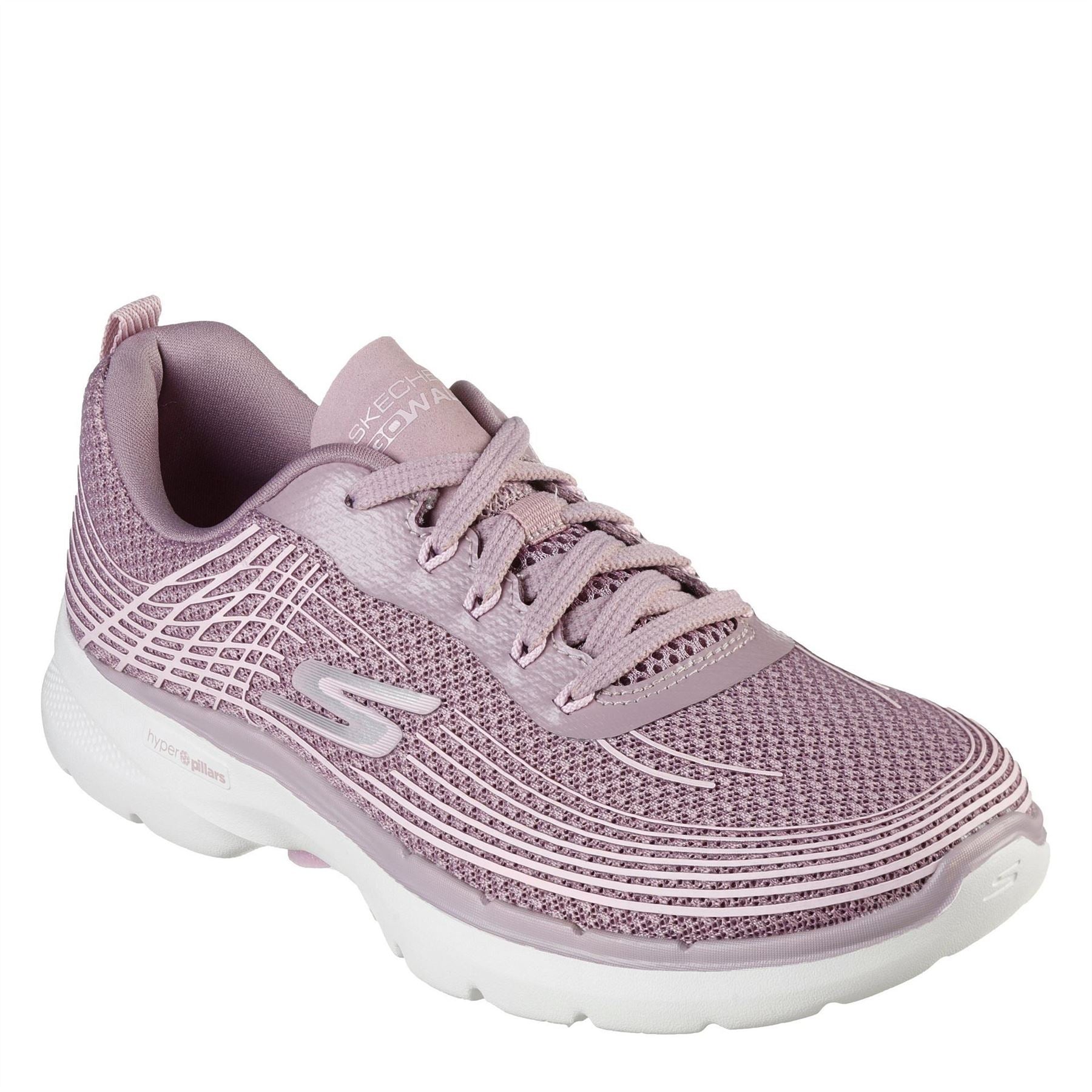 Skechers Womens Mesh Lace Up W Haptic Prin Slip On Trainers