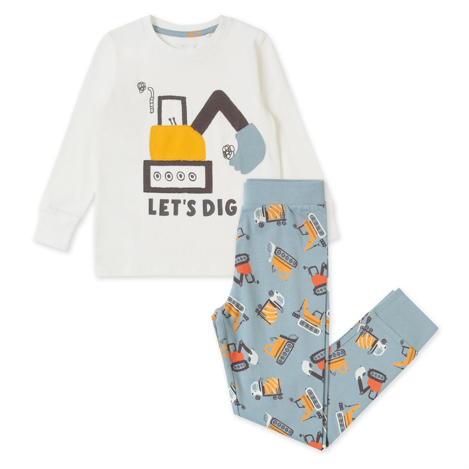 Firetrap Digger Long Sleeve Pyjama Sets