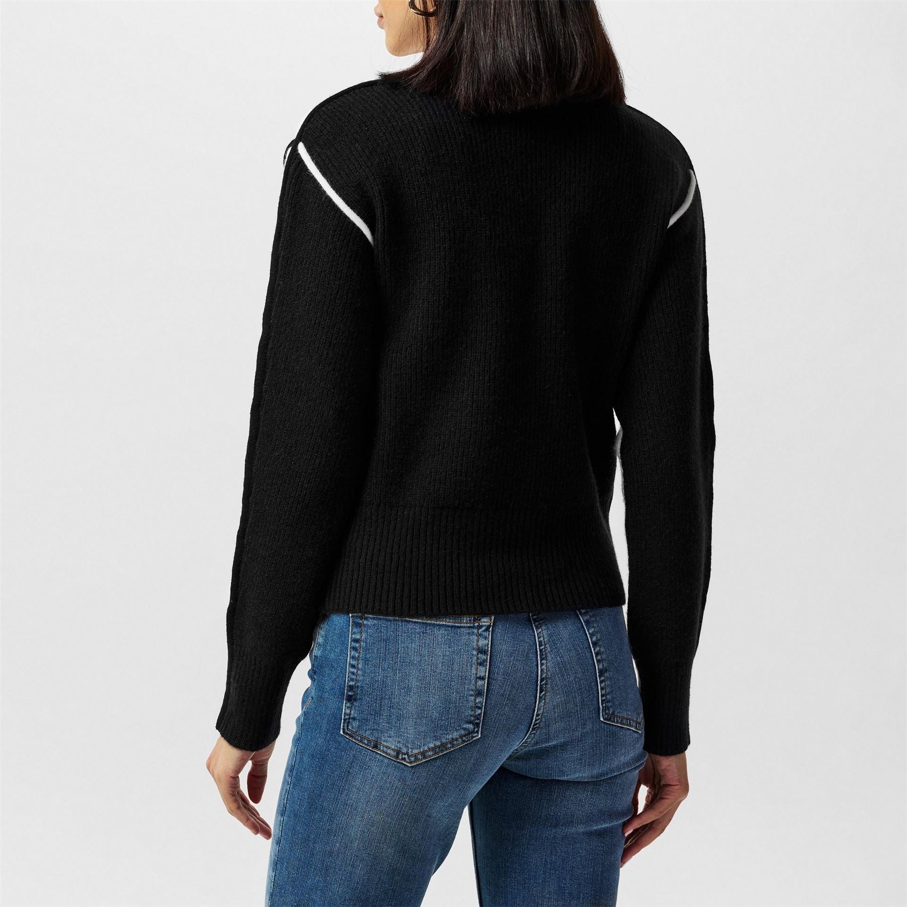 French Connection Mock Neck Relaxed Fit Sweater