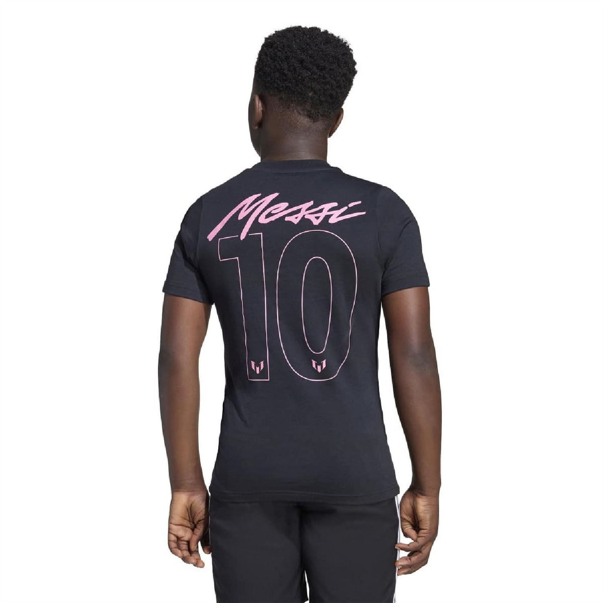 adidas Messi Graphic Cotton Short Sleeve T-Shirt