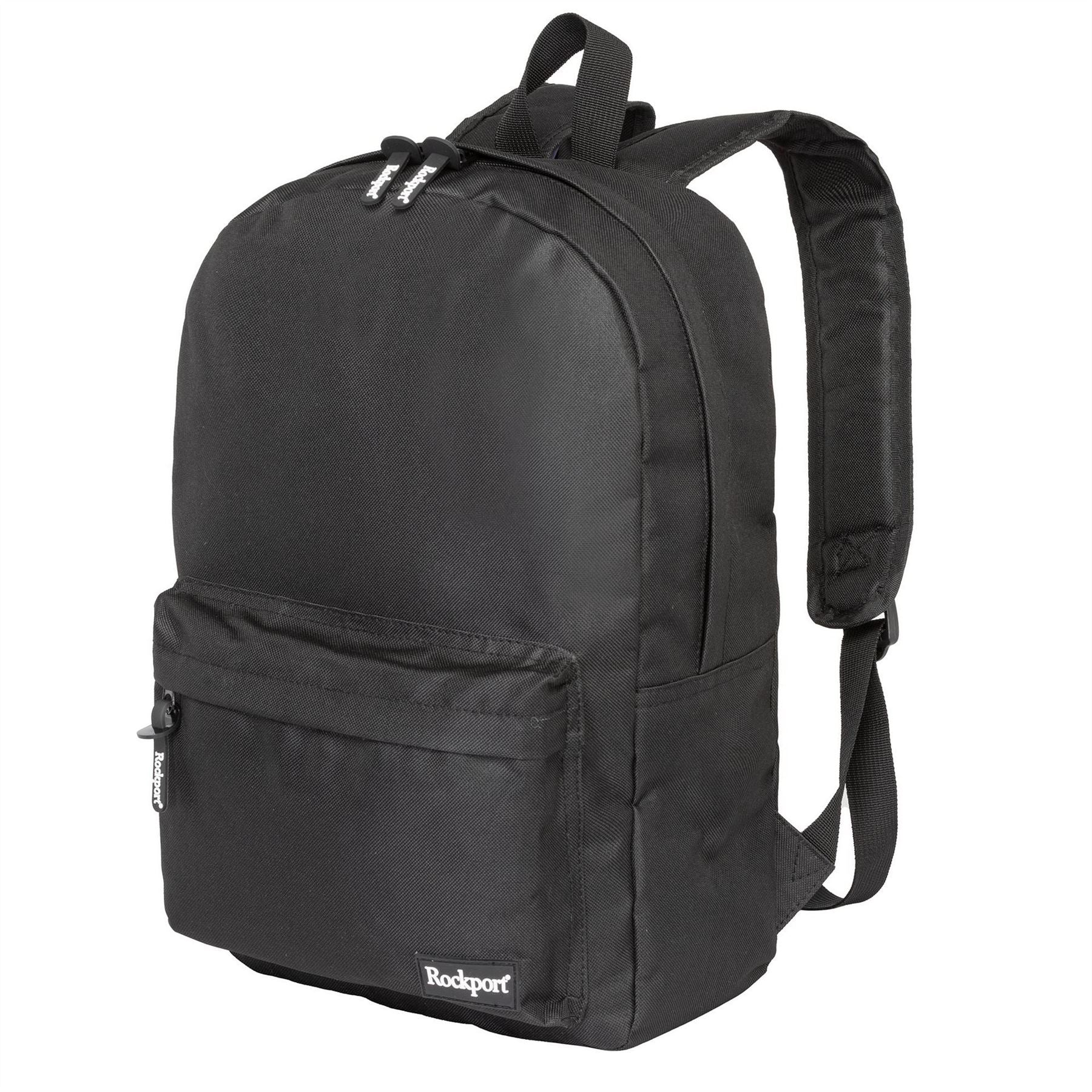 Rockport Solid Patterned Med Backpack with Logo