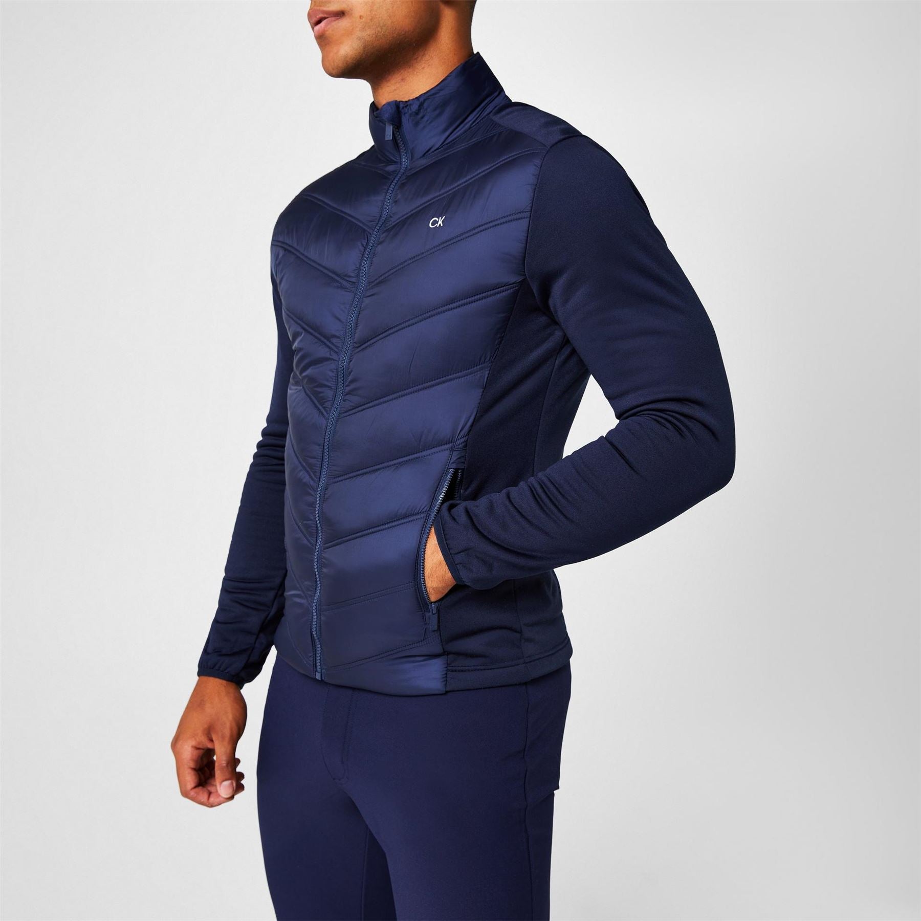 Calvin Klein Golf Frontera Hybrid Long Sleeve Performance Golf Jacket