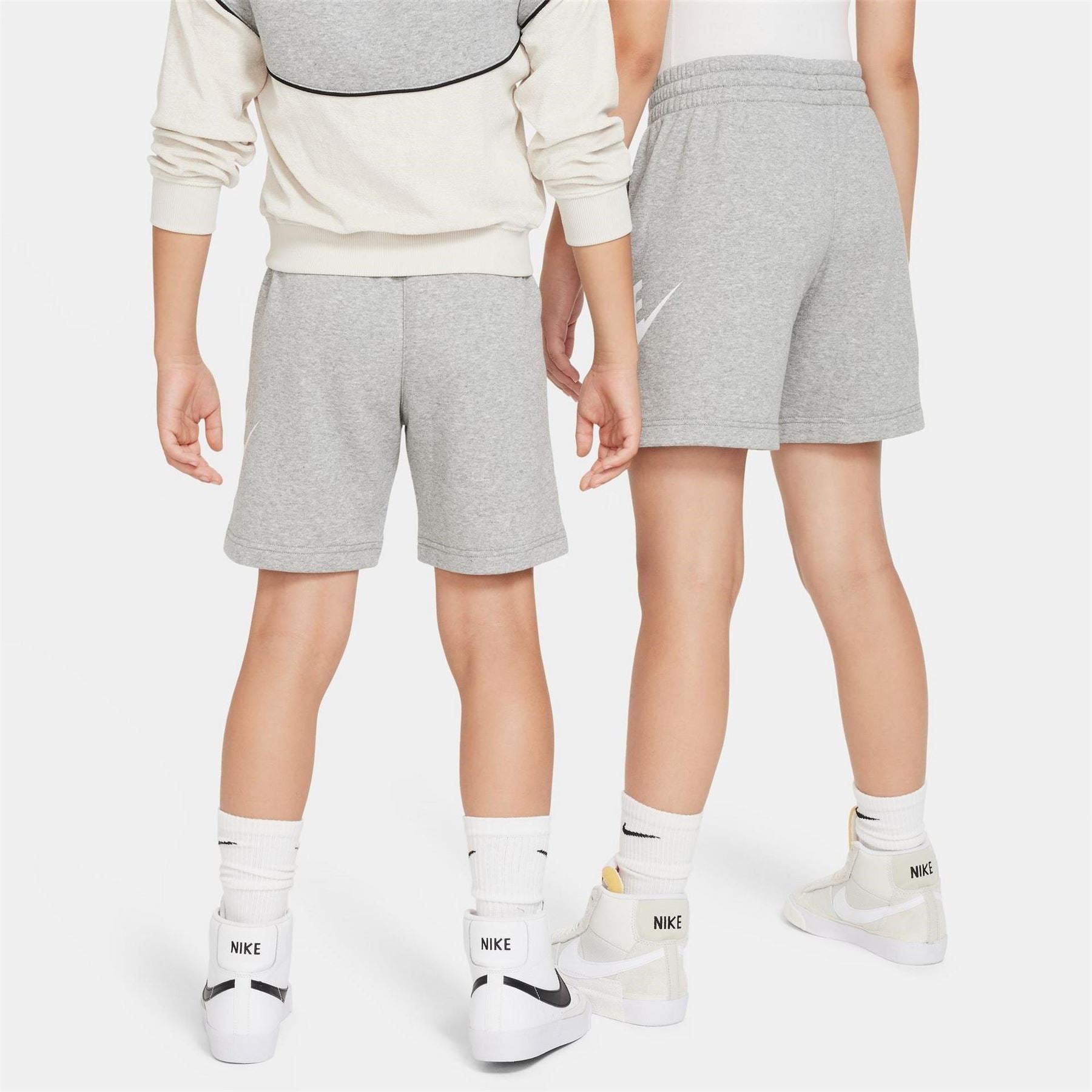 Nike Hybrid Bold Logo Sweat Shorts with Elasticated Waistband