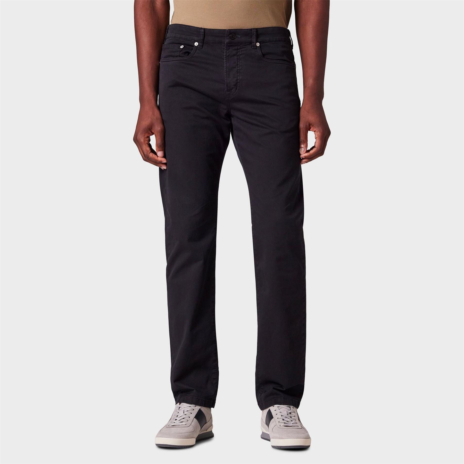 PS Paul Smith Solid Patterned Five Pocket Straight Chinos