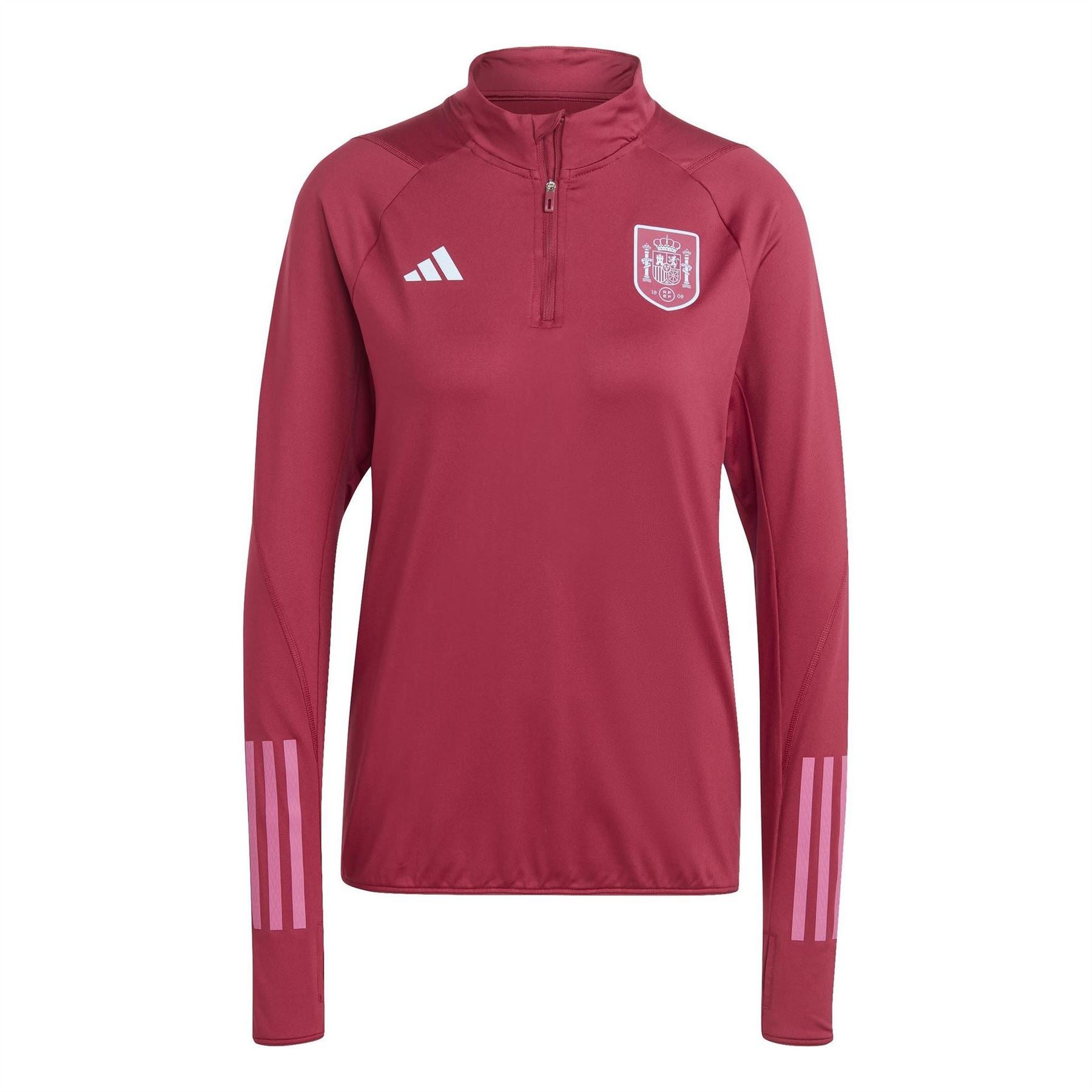 adidas Spain Pro Zip Neck Regular Fit Athletic Top
