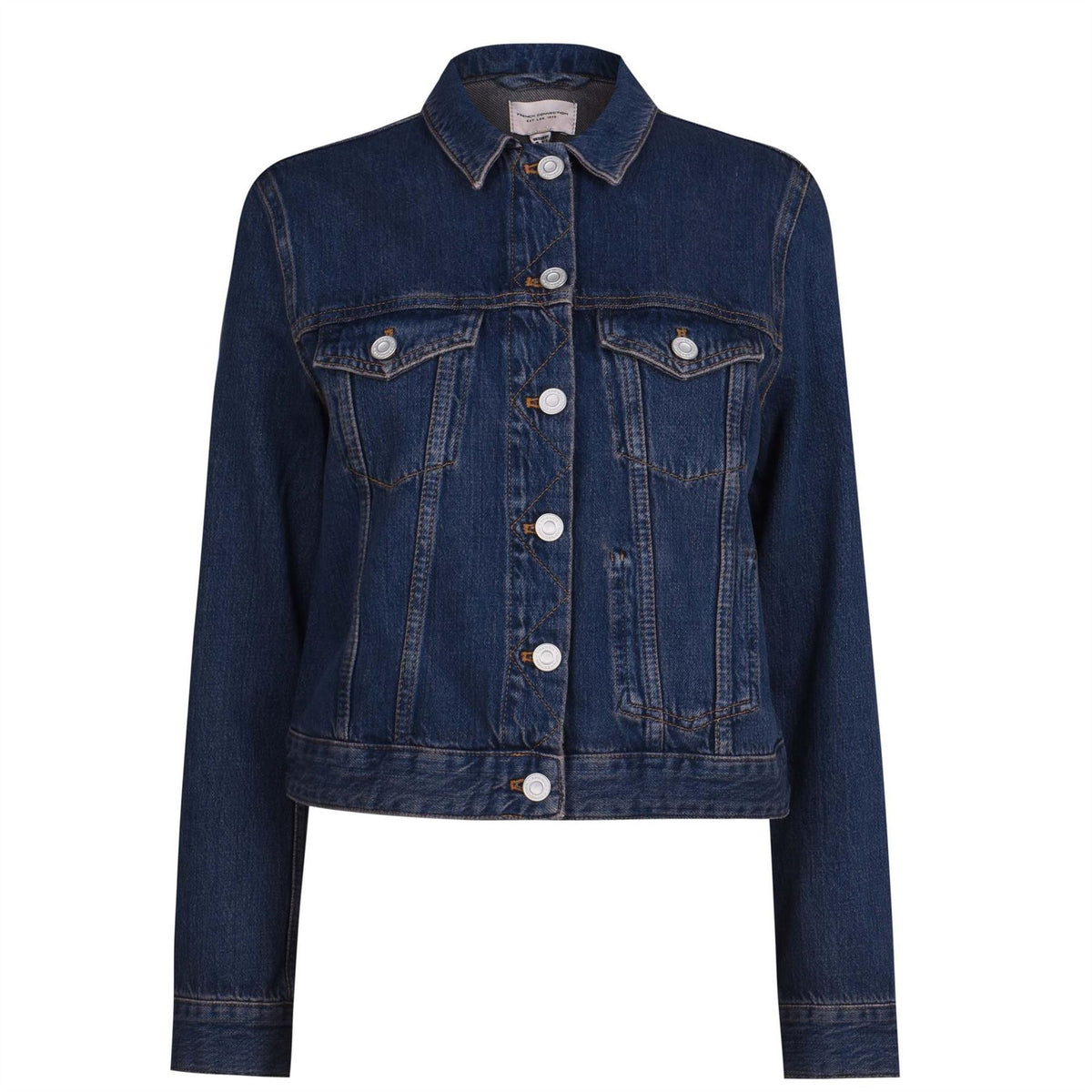 French Connection Micro Western Denim Jacket