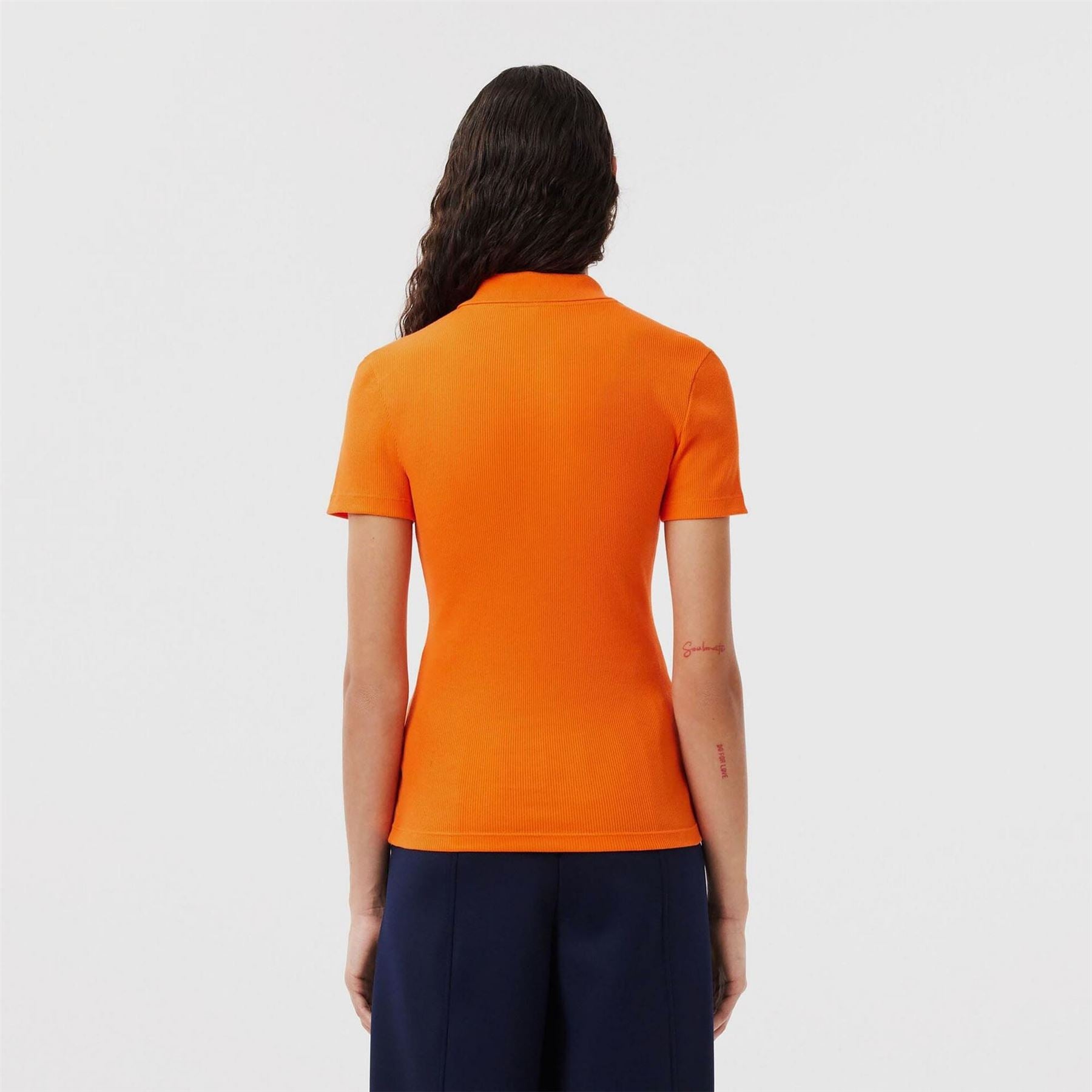 Lacoste Fit L.12.d Ribbed Cotton Polo Shirt