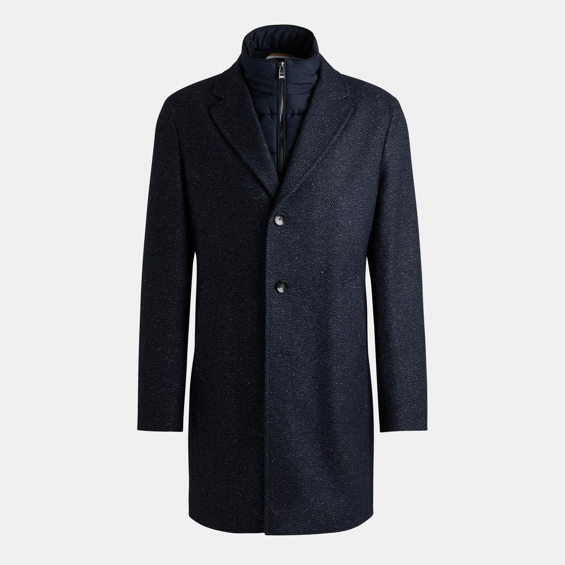 Boss H Hyde Bib 234 Black Structured Peacoat