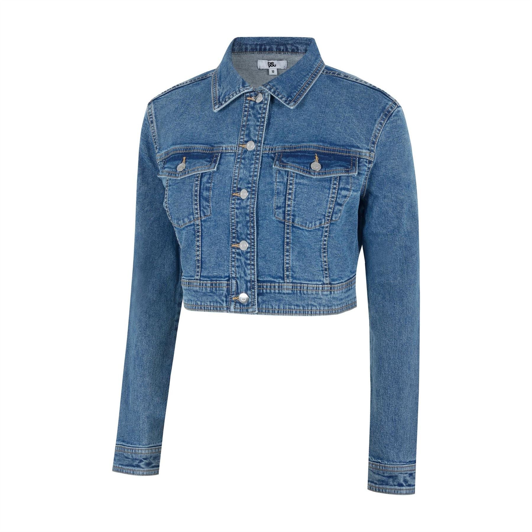 Be You Cropped Denim Jacket