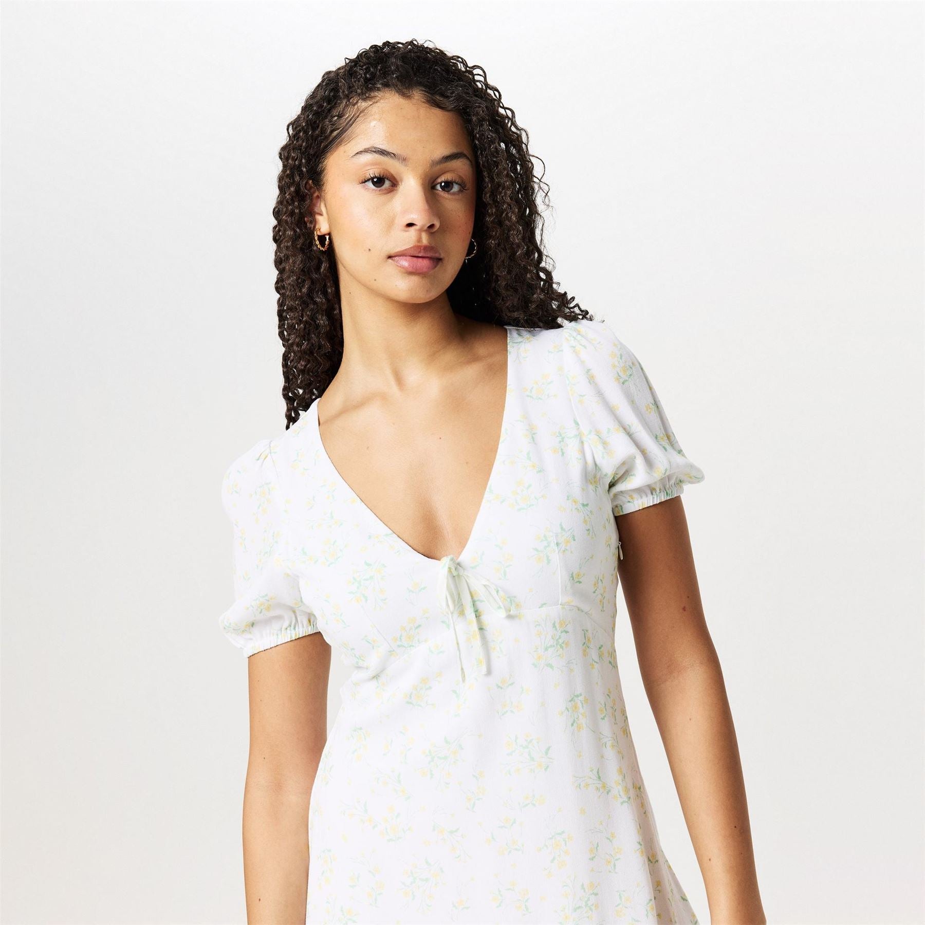 Jack Wills Cut Out V-Neck Mini A-Line Dress