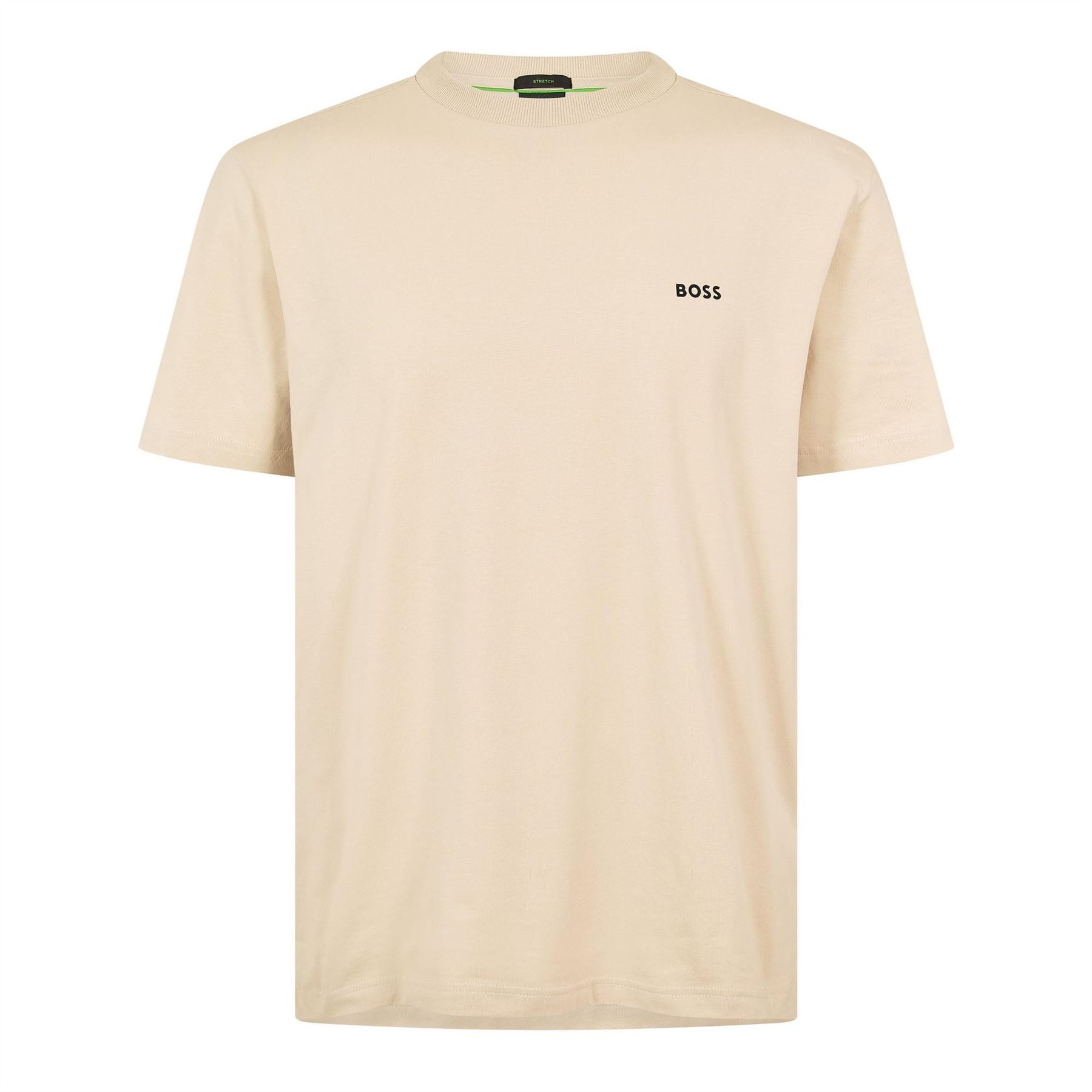 Boss BOSS GREEN T Shirt with Logo Design Stretch Cotton