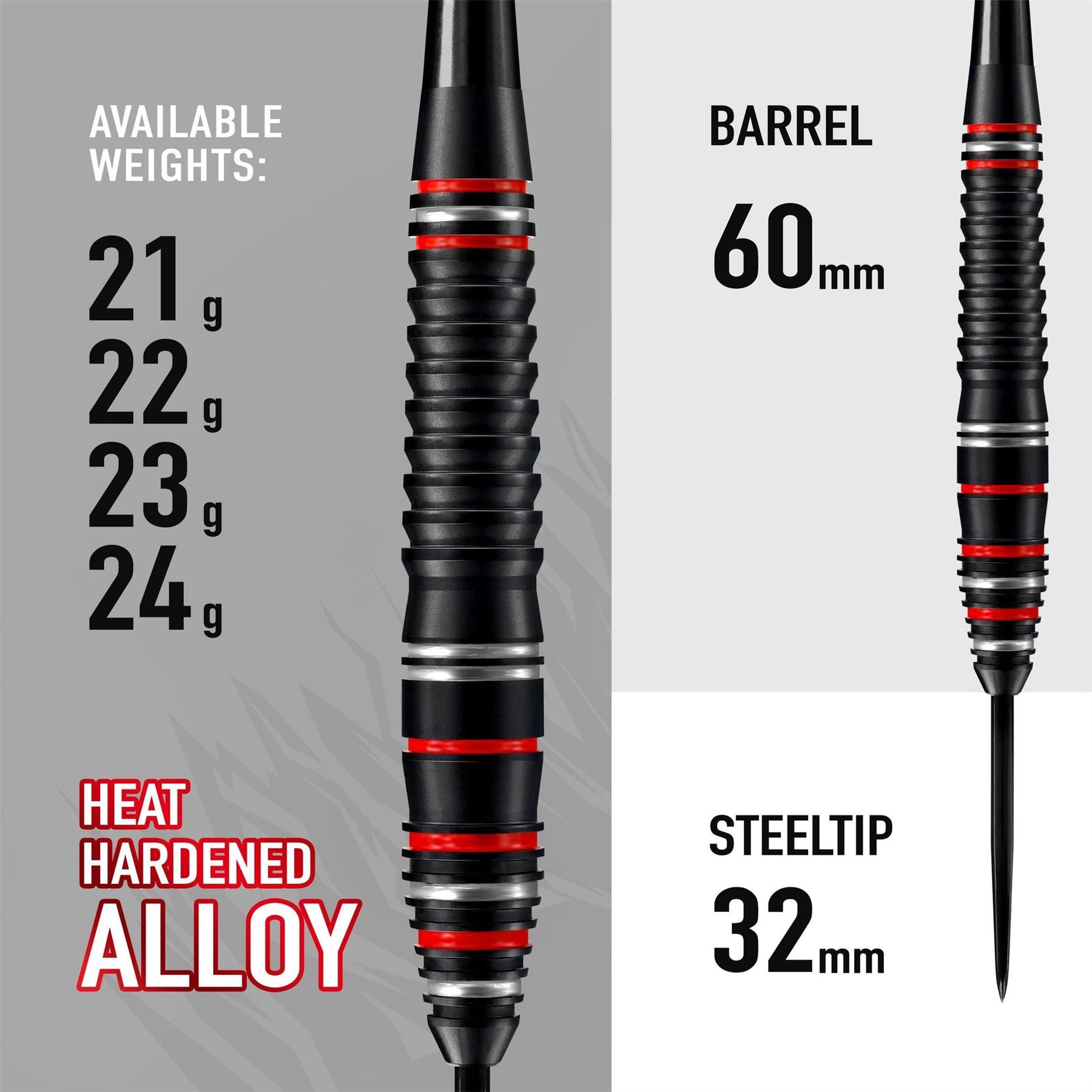 Harrows Darts Fire Alloy Darts
