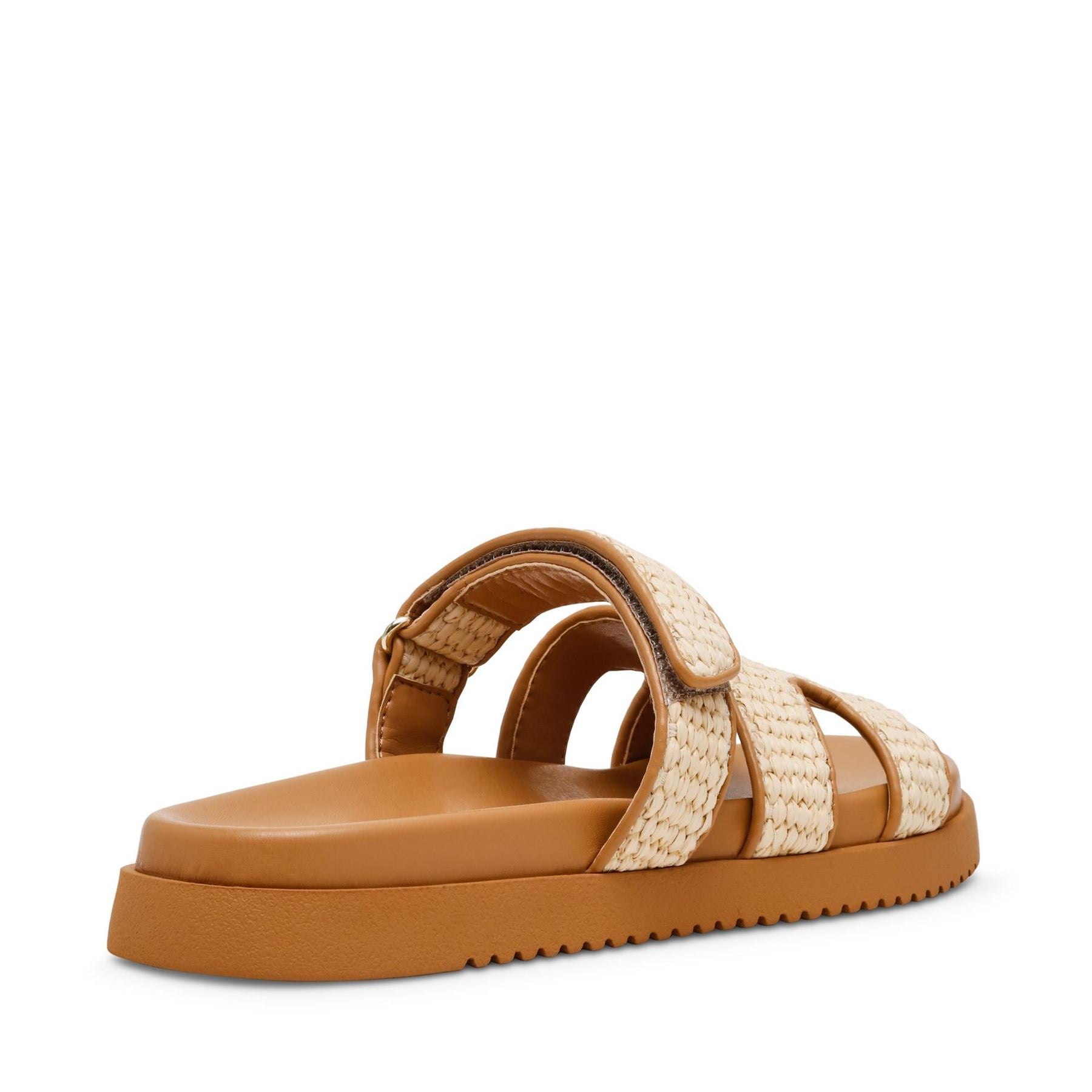 Steve Madden Textured Open Toe Slide Sandals