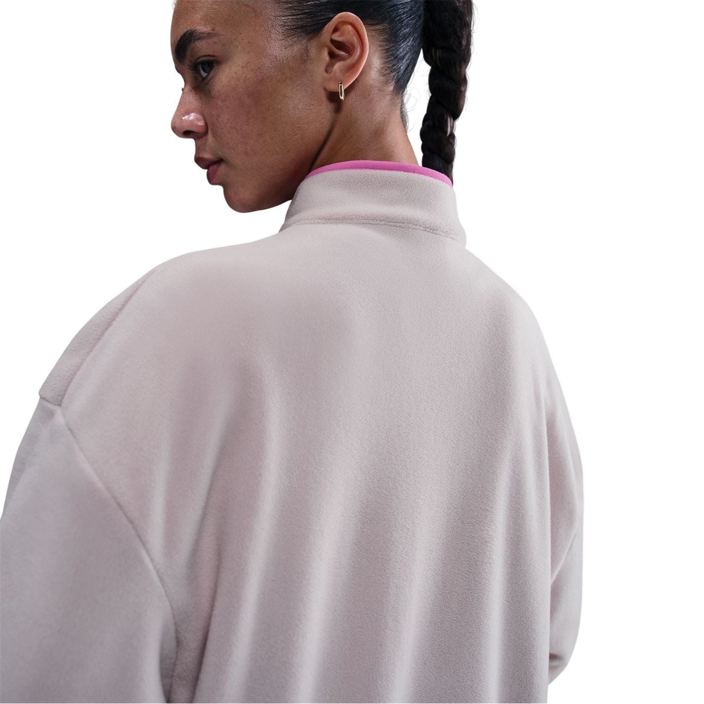 Nike Club Fleece Full Zipper Solid Patterned Jacket