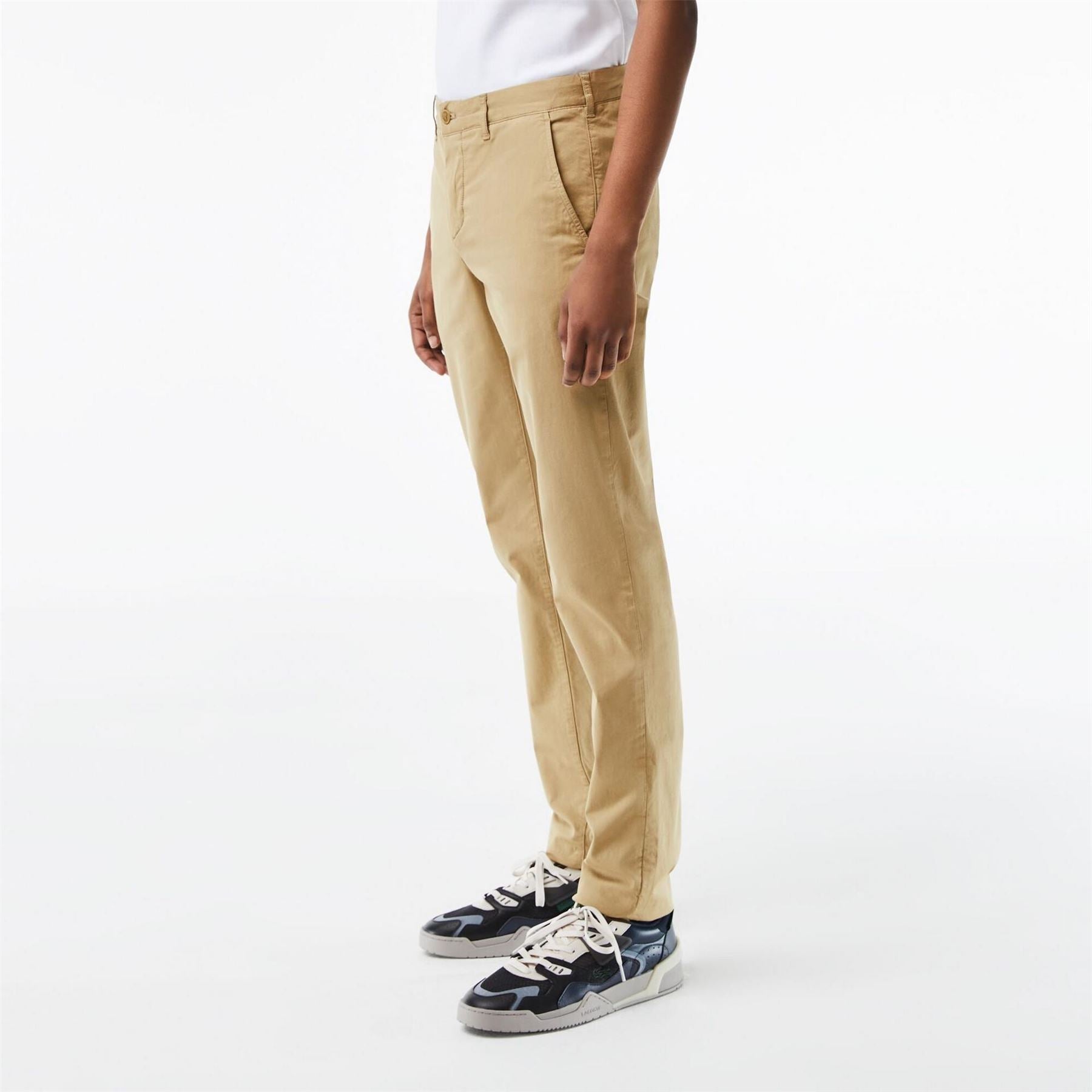 Lacoste Hh7970 Regular Fit Straight Chinos