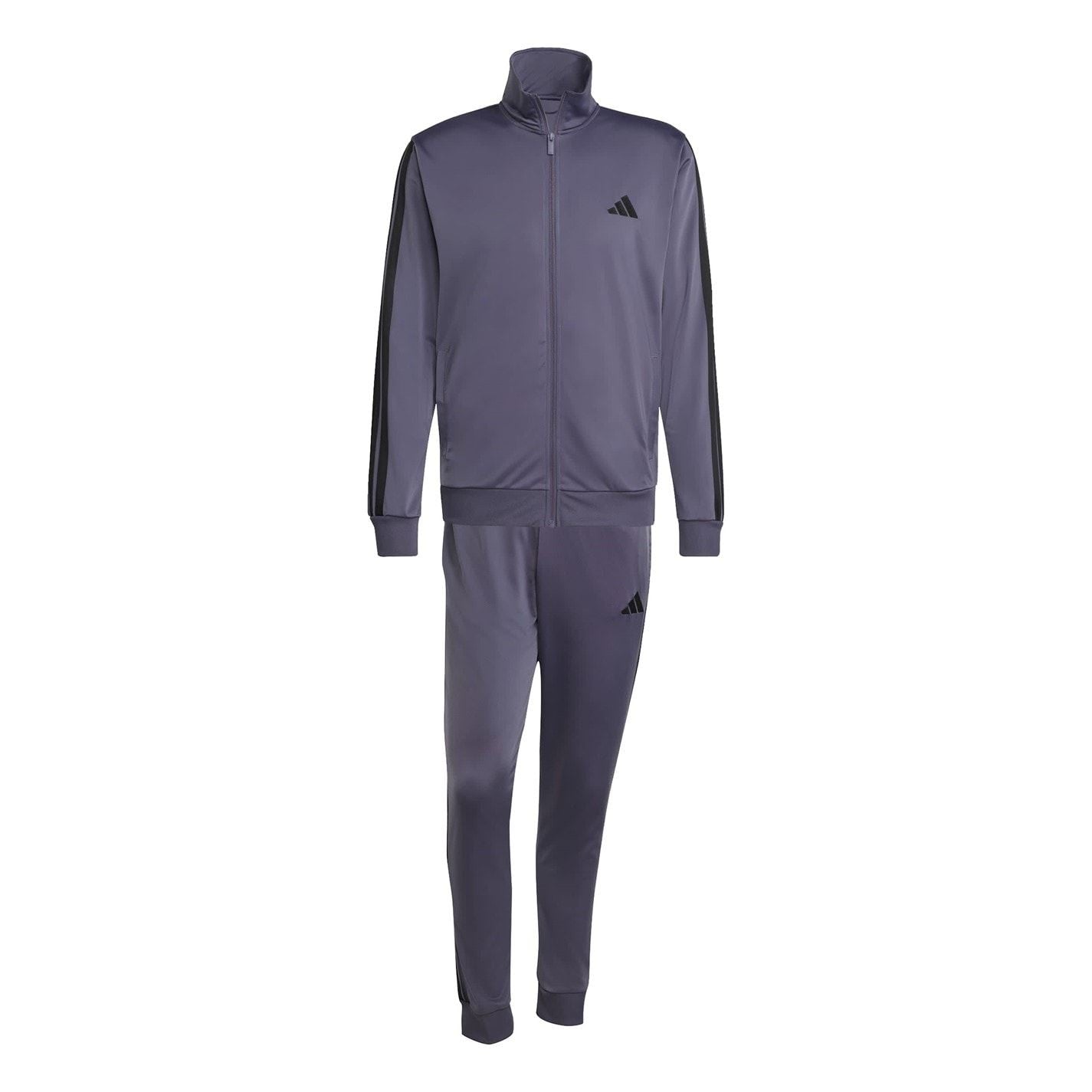 adidas Basic 3   Stripes Tricot Tracksuit