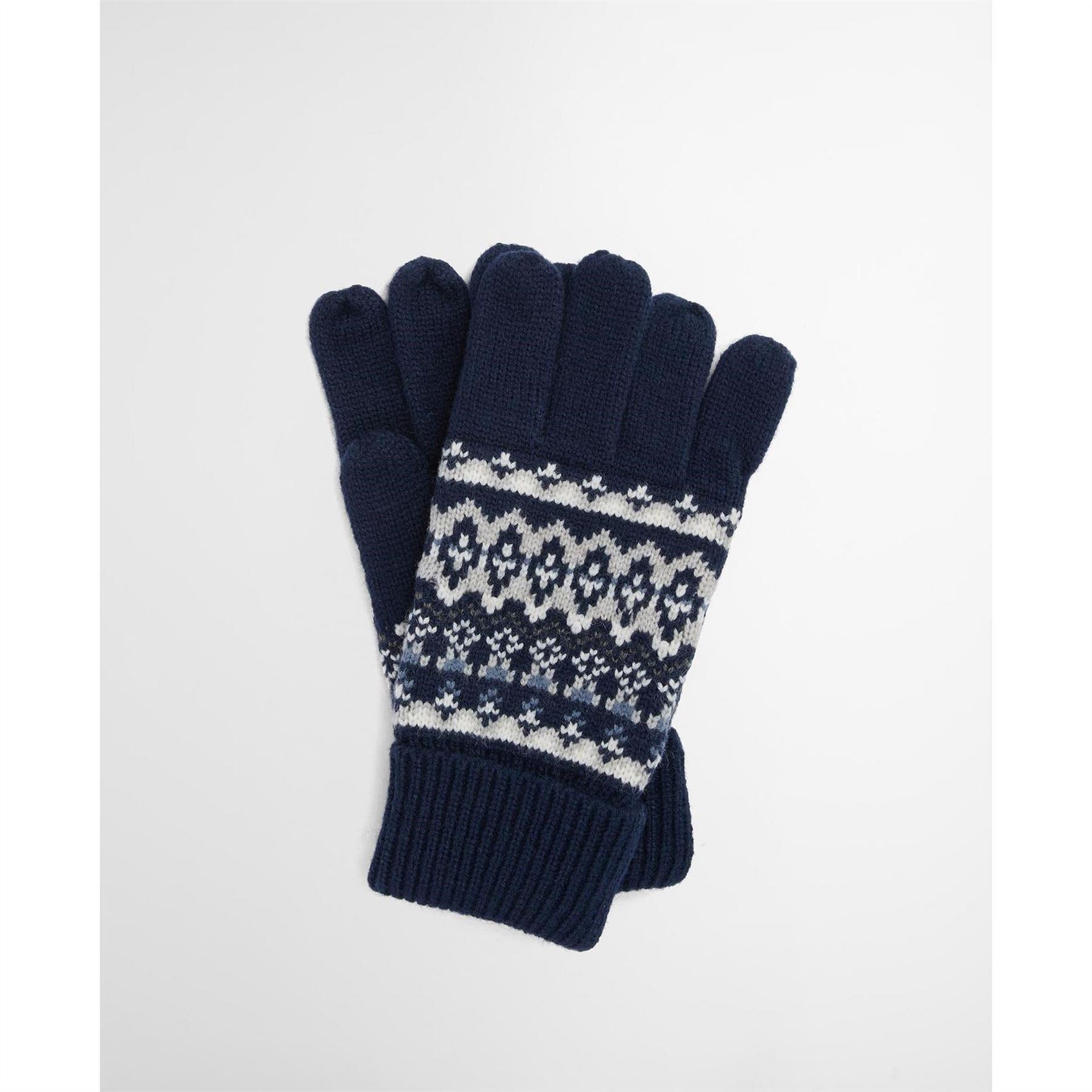 Barbour Fairisle Knitted Gloves