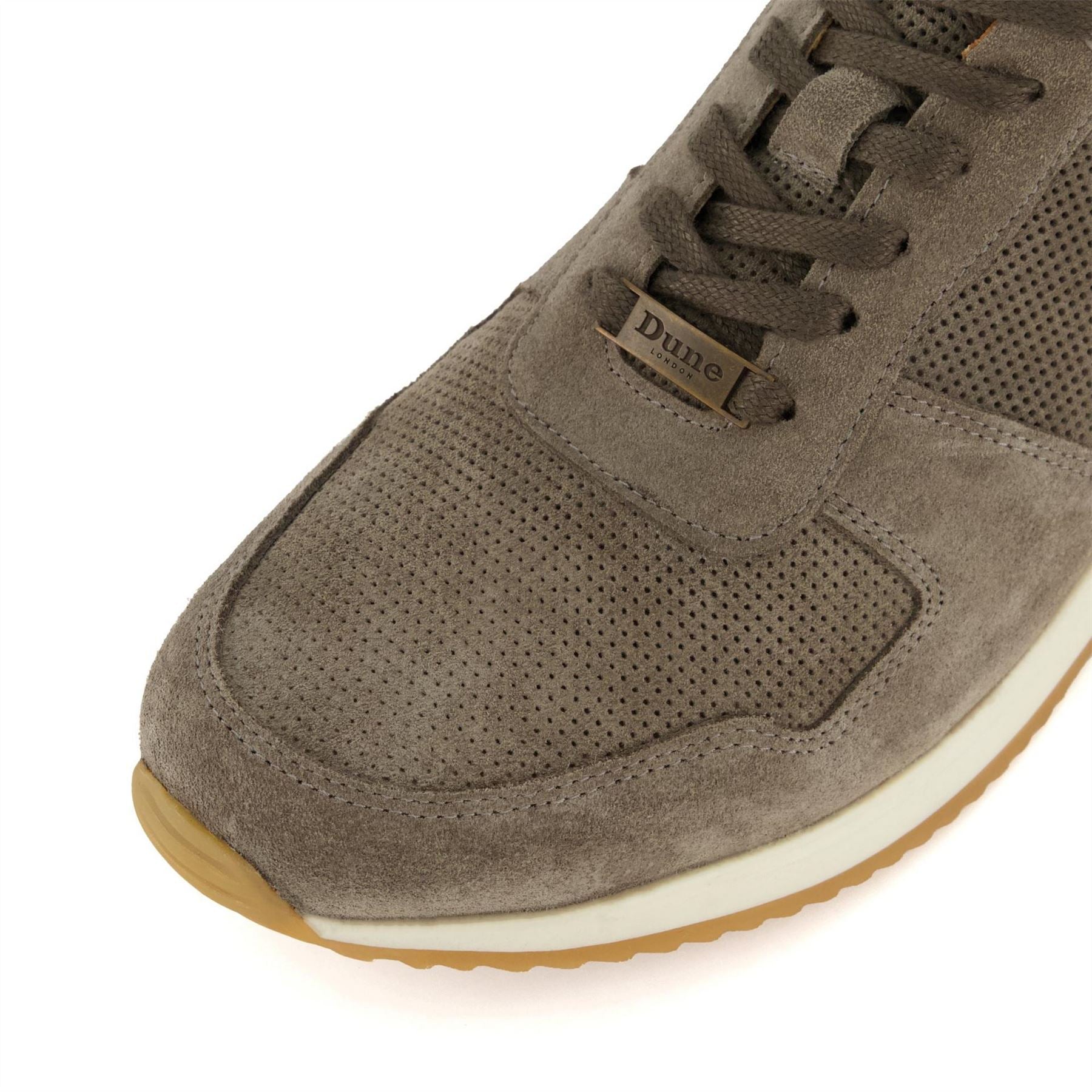 Dune London Lo Trilogy SN99 Textured Lace Up Sneakers
