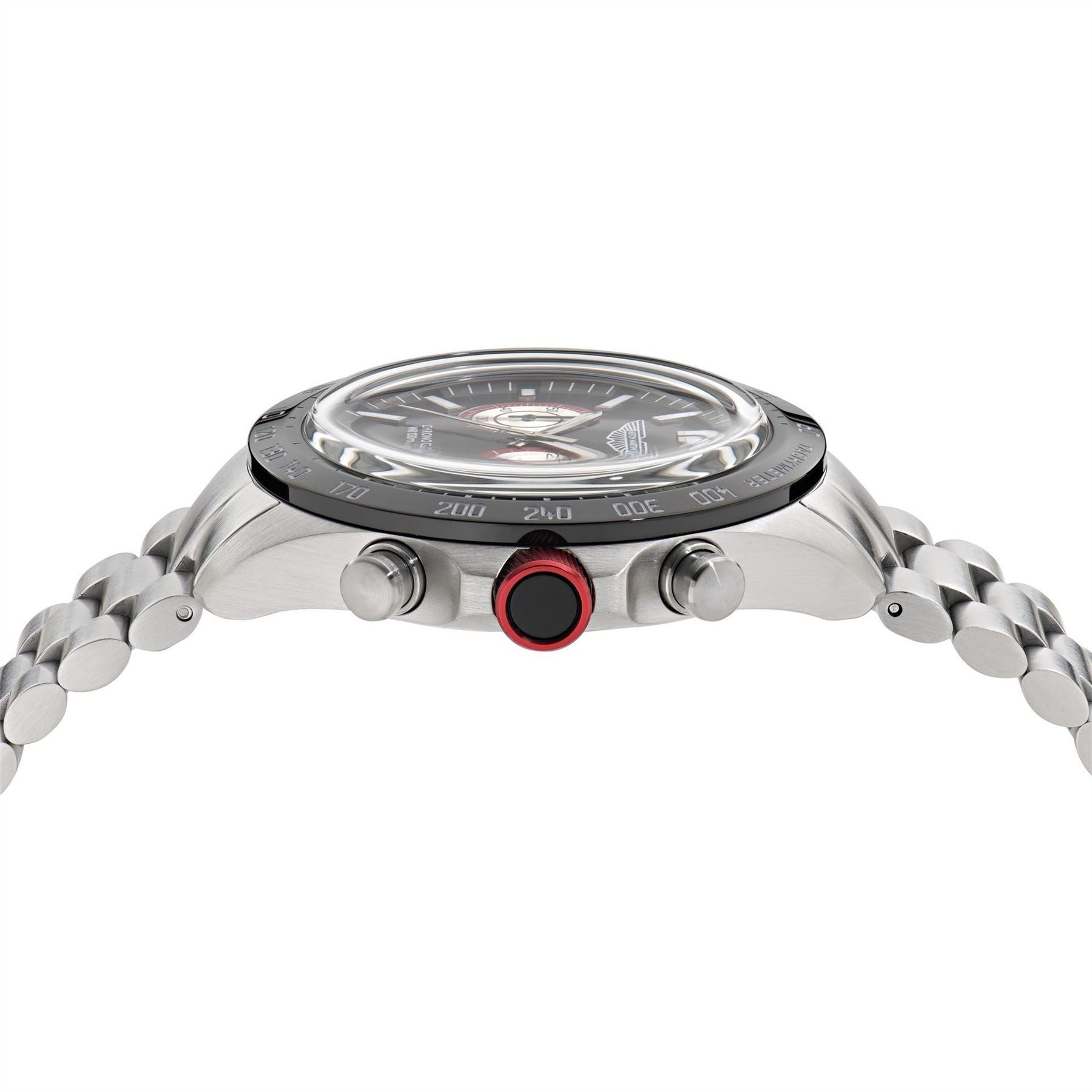 Aston Martin Dashboard Sn62 Racing Steel Bracelet Analogue Watch