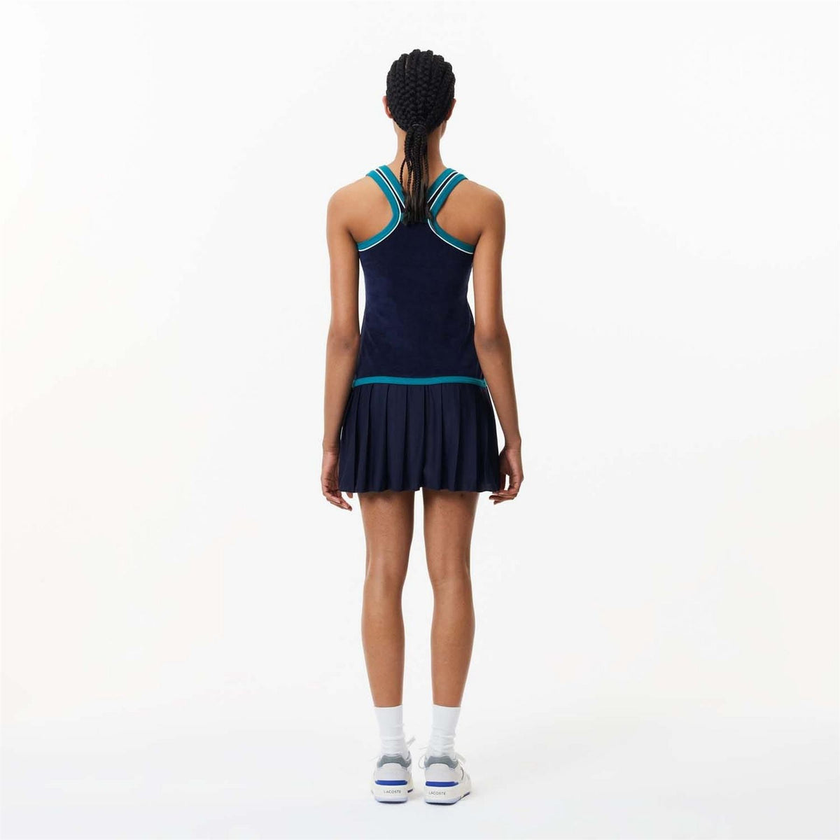 Lacoste Fit Cross Back Terry Dress