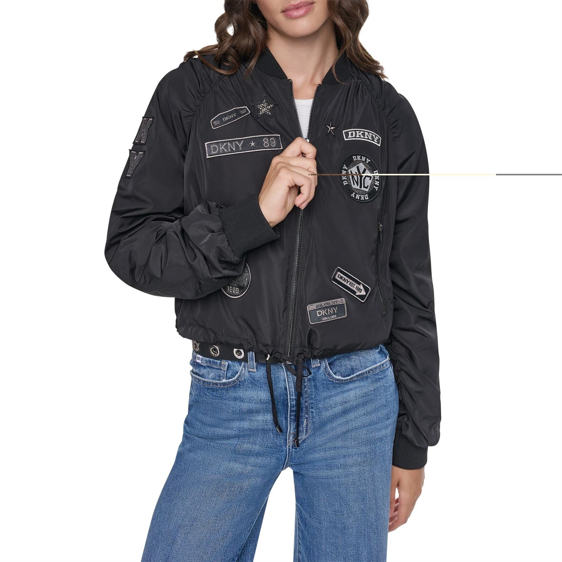 DKNY Patch Bomber Ld64