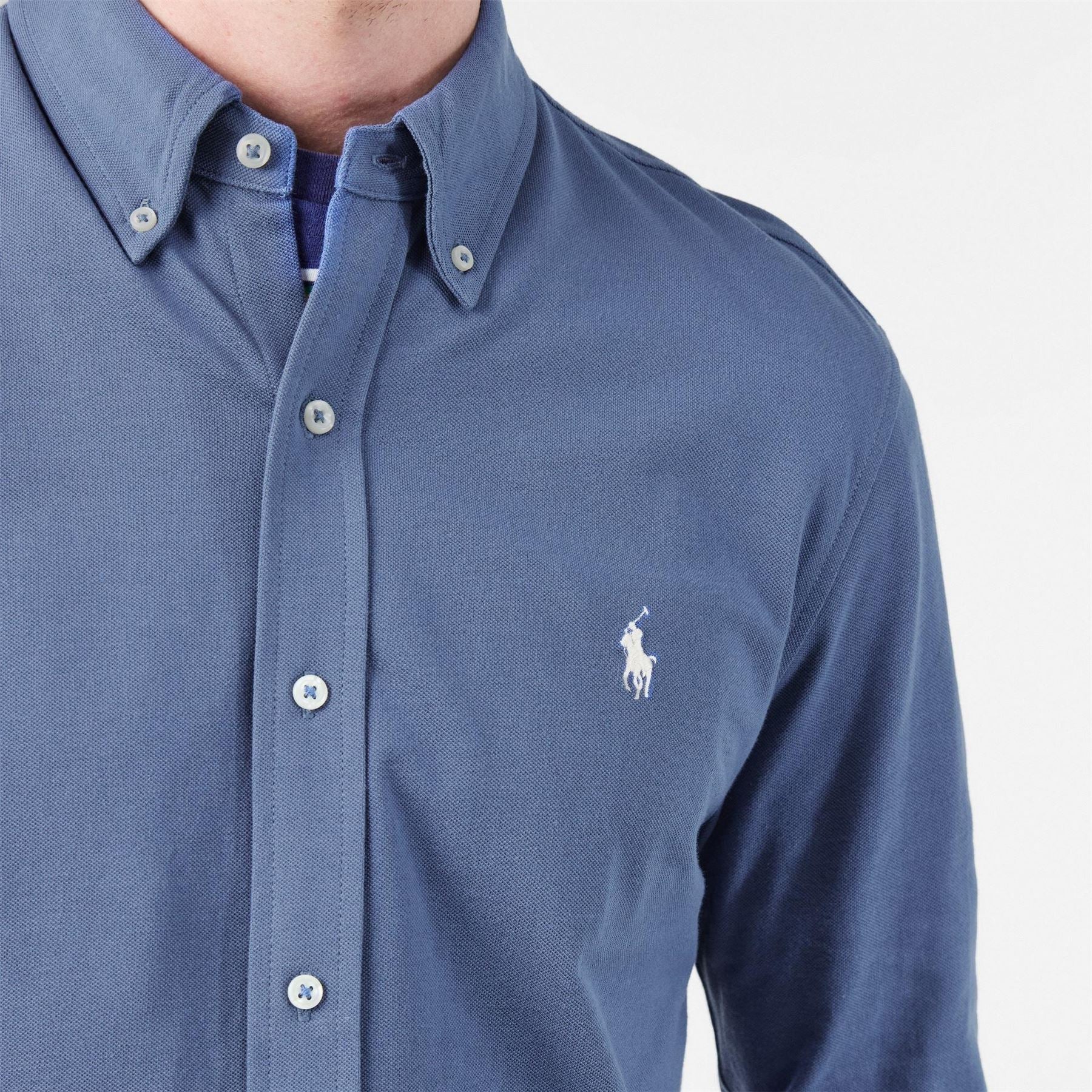 Polo Ralph Lauren Slim Fit Button Down Plain Shirt