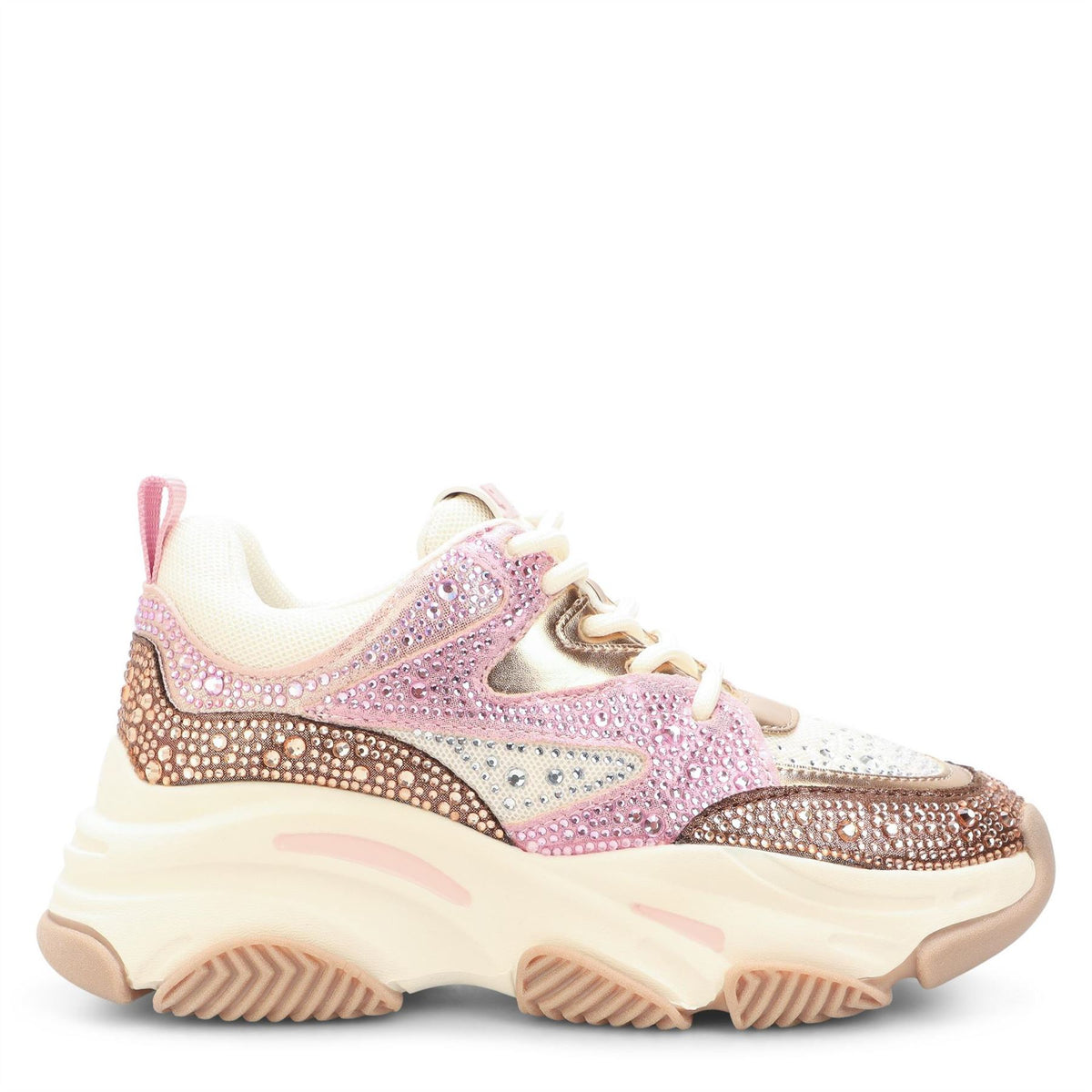 Steve Madden Juniors Privy Textured Lace-Up Sneakers