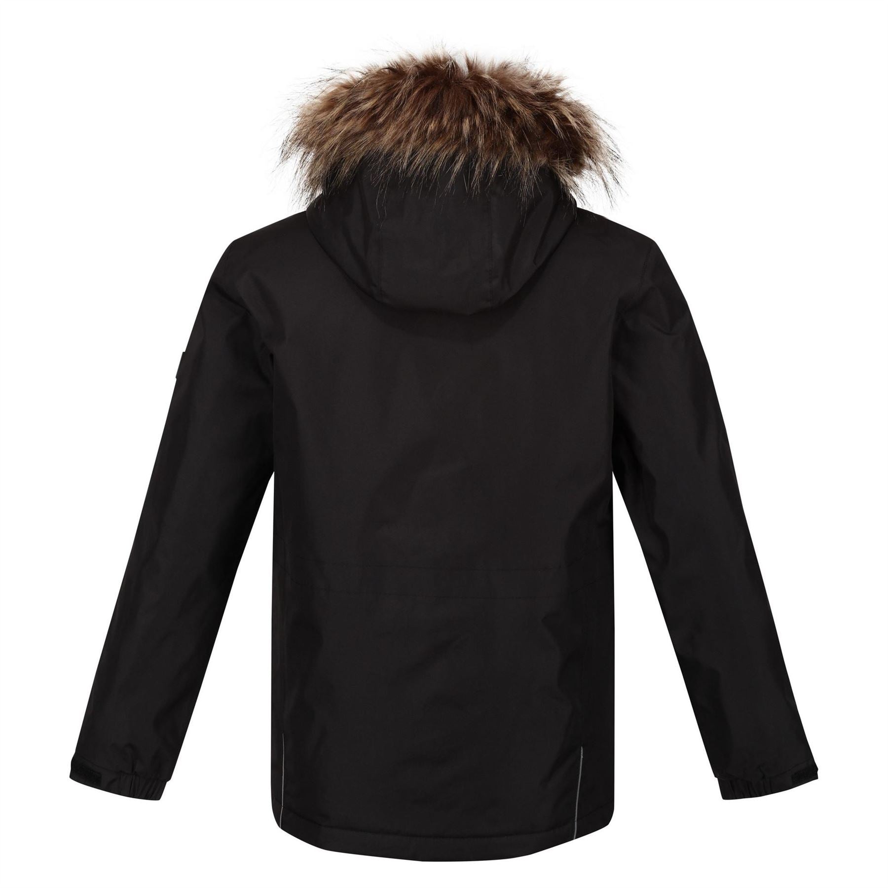 Regatta Tynley Solid Patterned Hooded Parka Jacket
