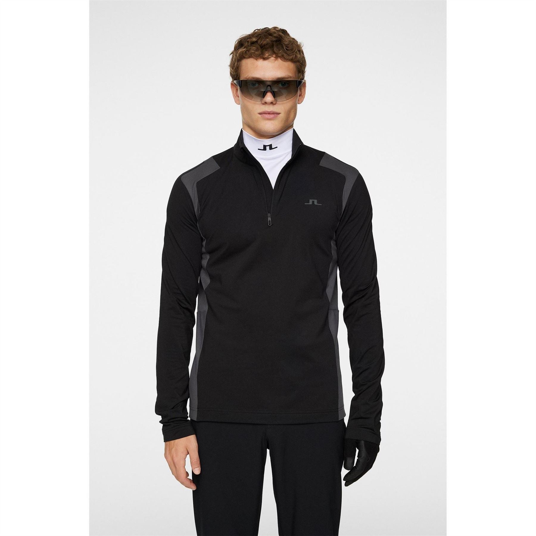 J Lindeberg Golf Lukas Quarter Zip Mid Layer Jumper