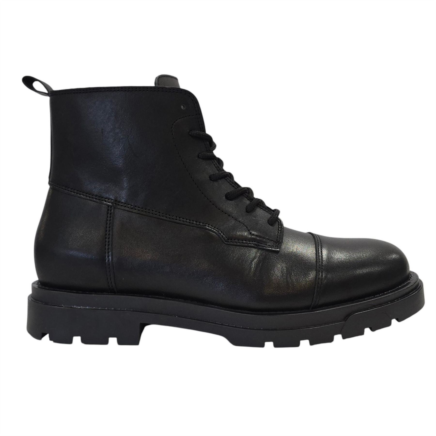 Firetrap Albon Leather Ankle Lace Up Hiker Rugged Boots