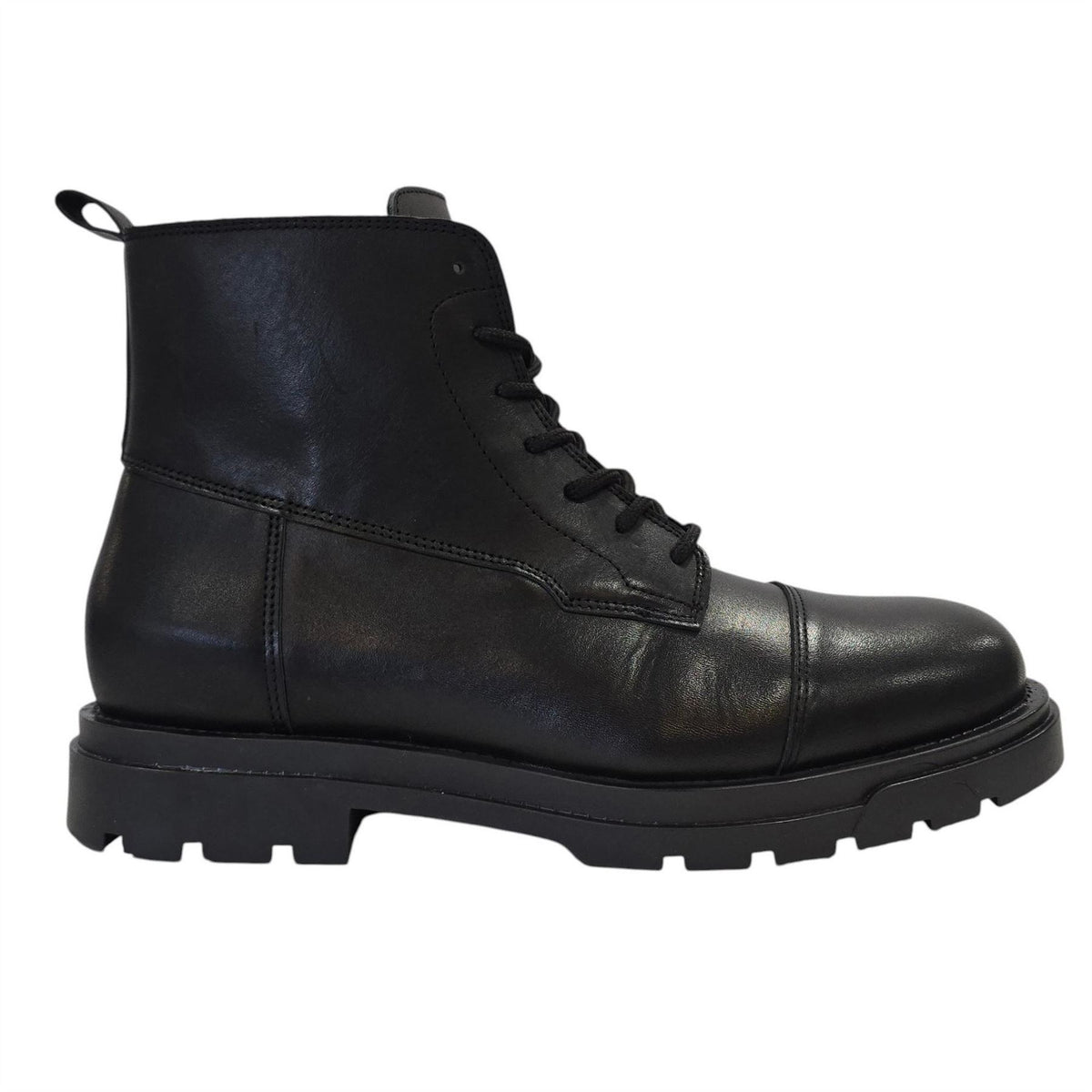 Firetrap Albon Leather Ankle Lace Up Hiker Rugged Boots