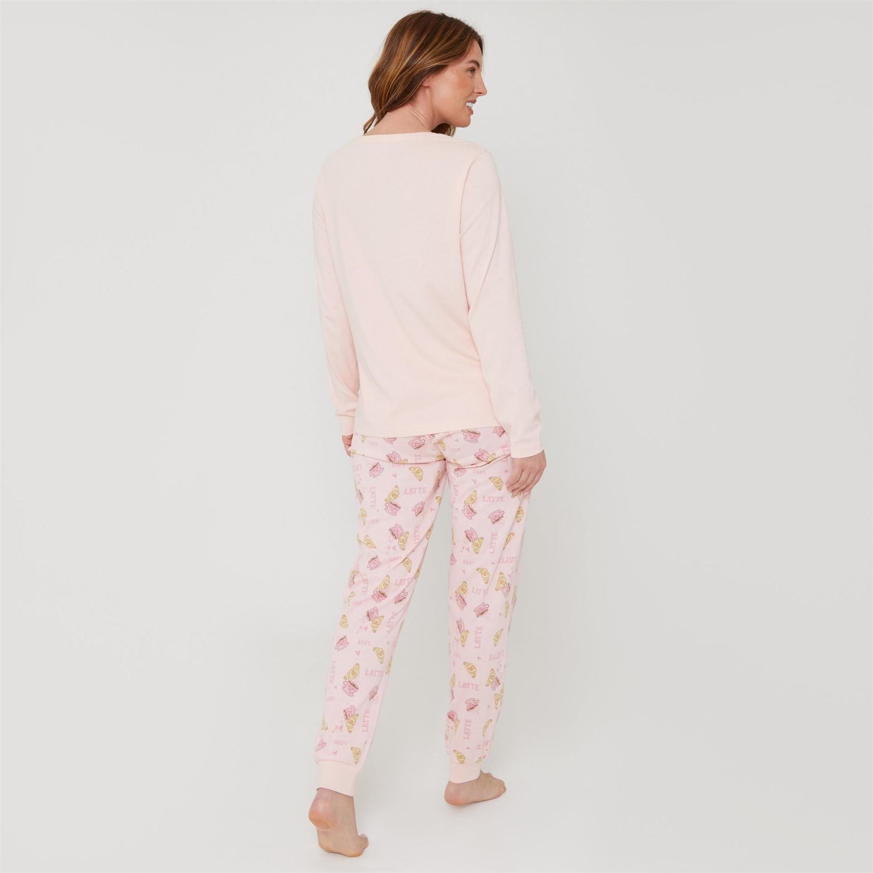 Miso Crew Neck Long Sleeve Lettering Pyjama