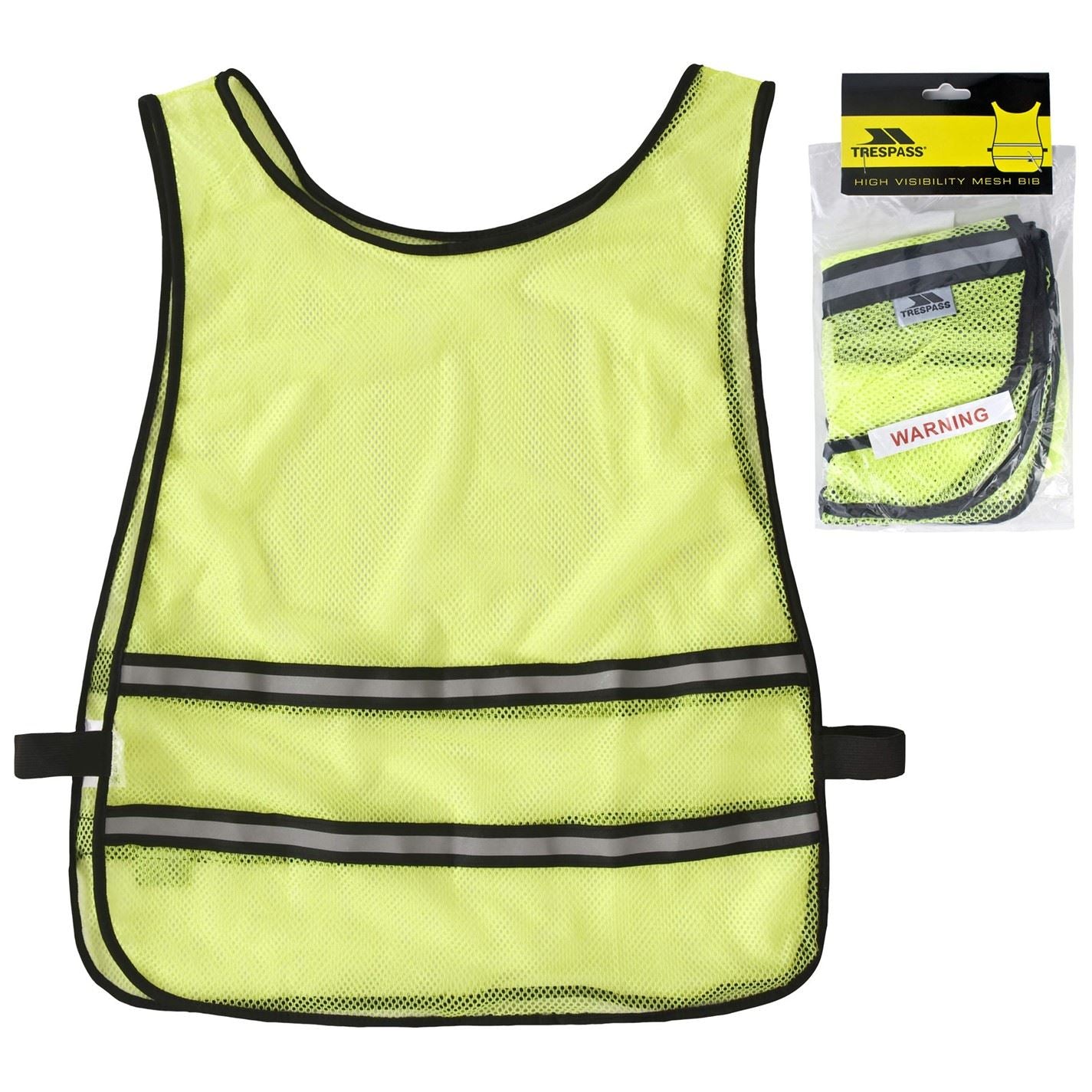 Trespass Visible Reflective Ribbon Solid Patterned Training Bib