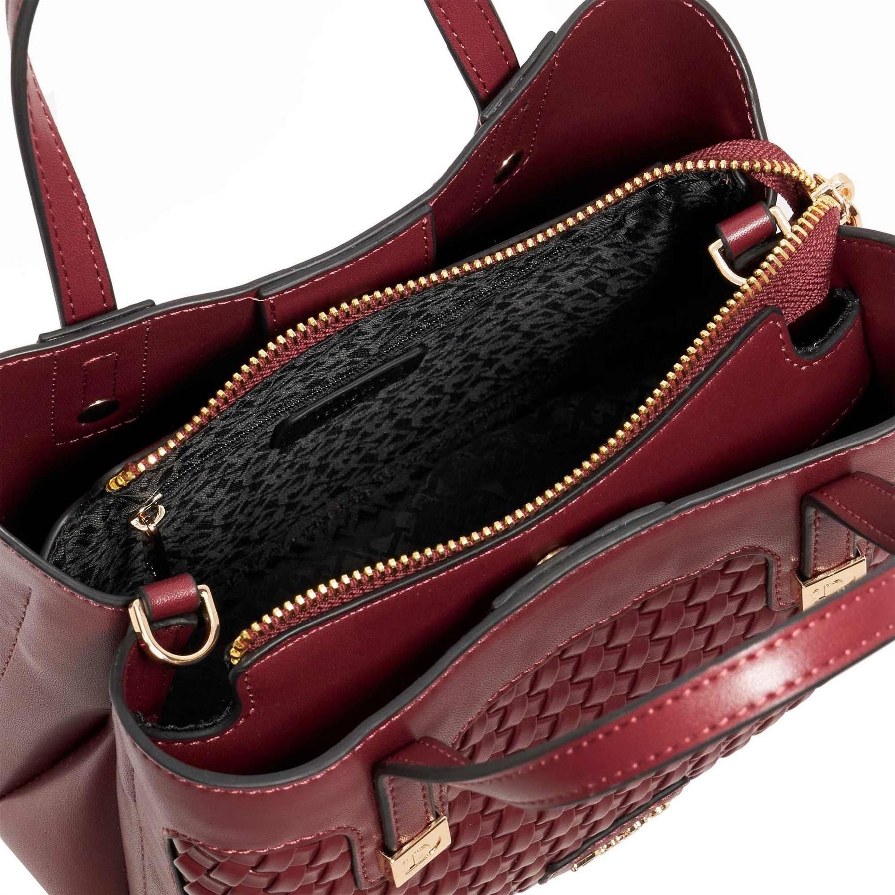 Dune London Textured Top Handle Handbag with Detachable Strap