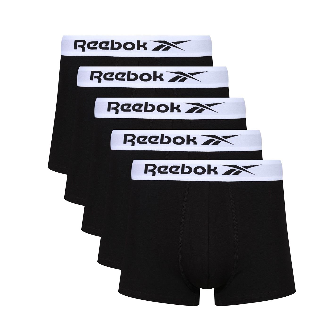 Reebok Mens 5 Pack Trunks Kawan