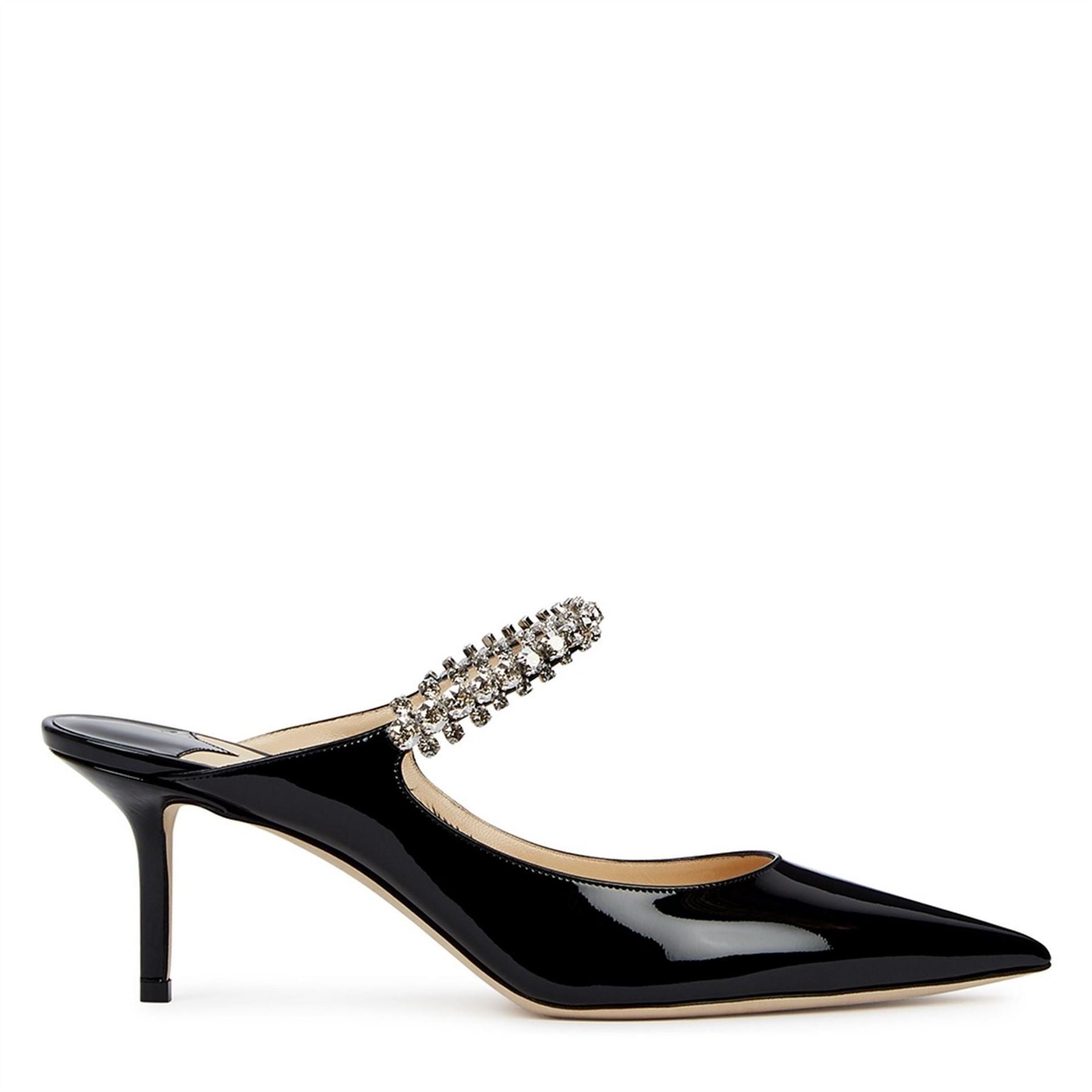 Jimmy Choo Bing Patent Mule Crystal