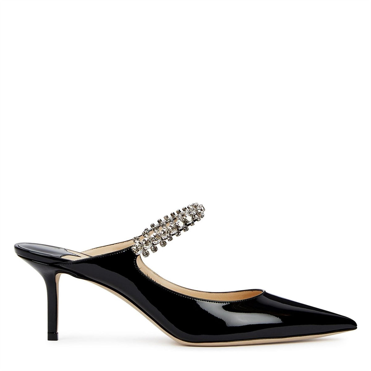 Jimmy Choo Bing Patent Mule Crystal
