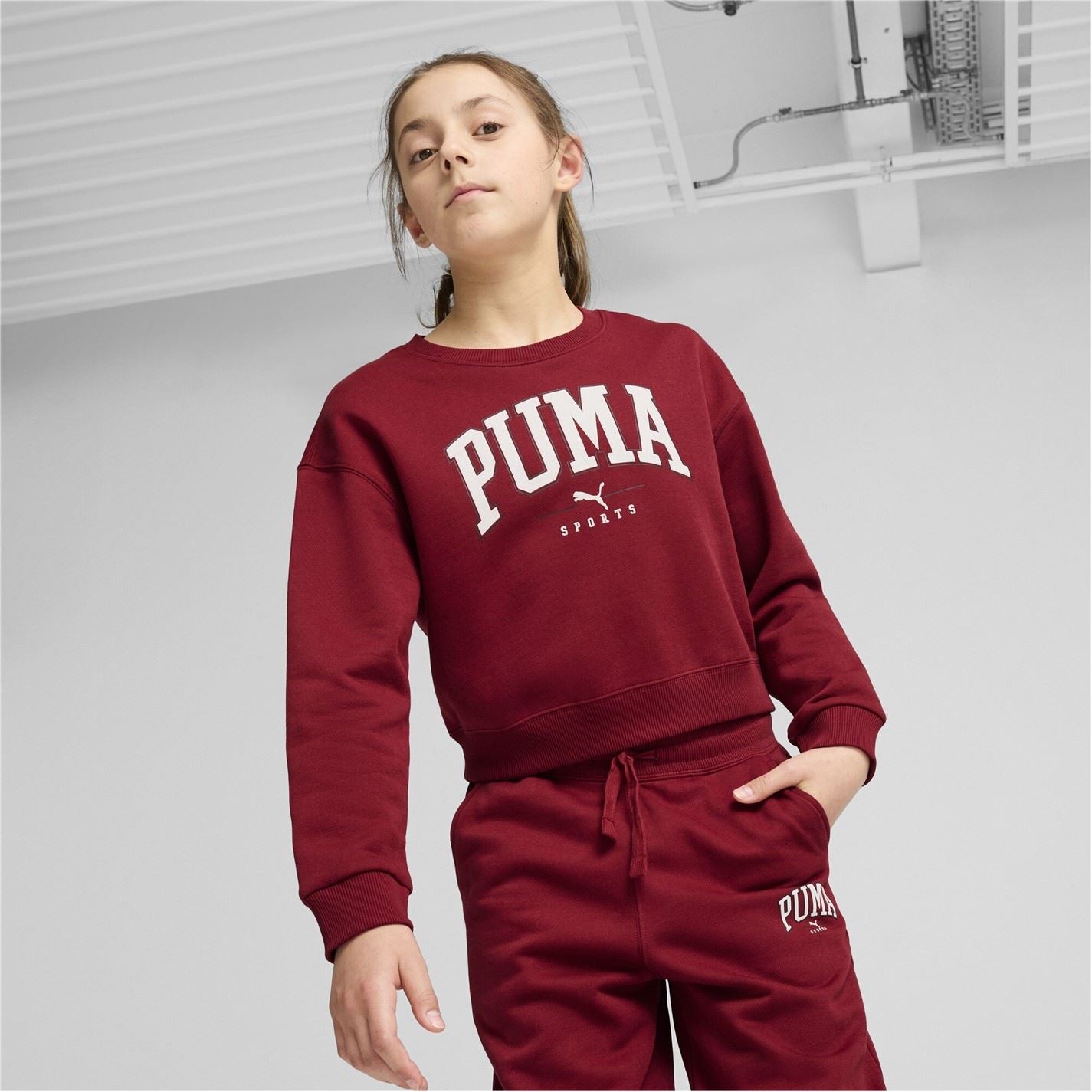 Puma Squad Crew Fl G Sweatshirt Unisex Kids